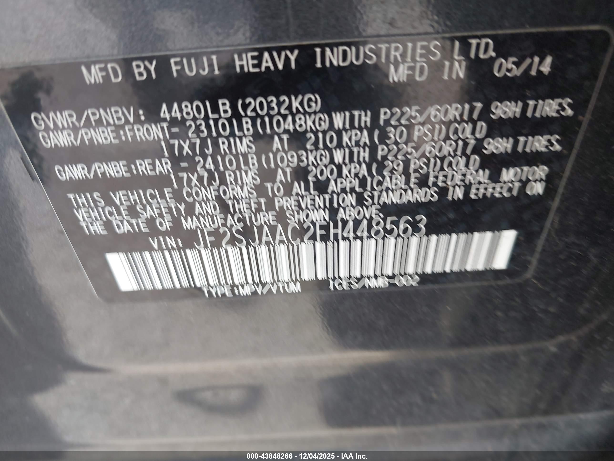 SUBARU FORESTER image 9