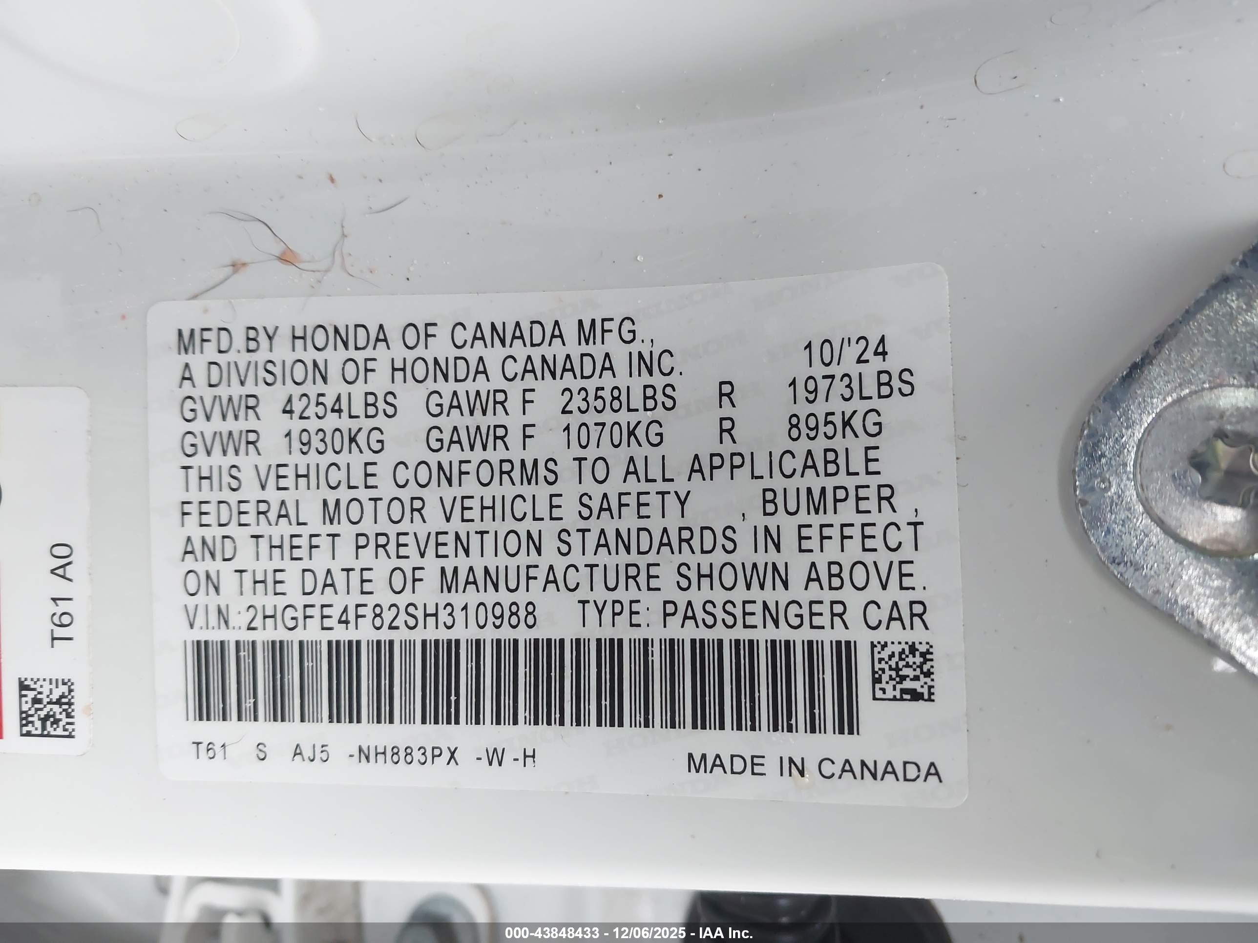 HONDA CIVIC image 9