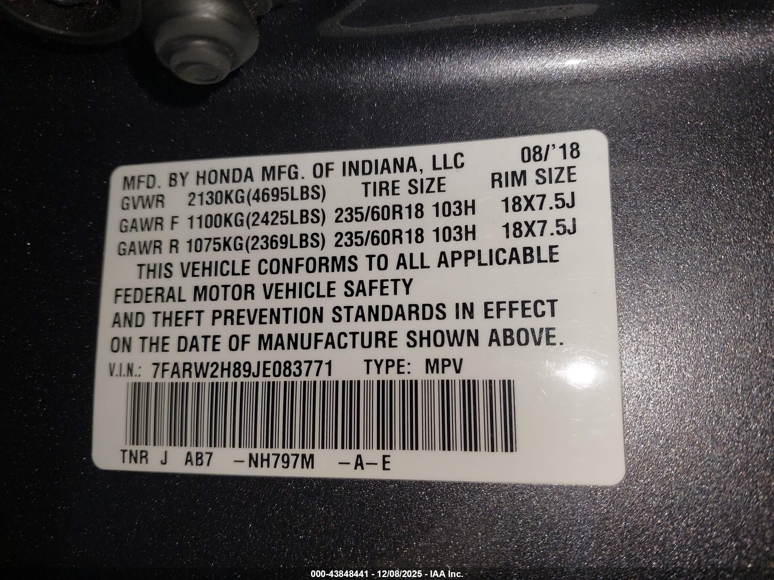 HONDA CR-V image 9