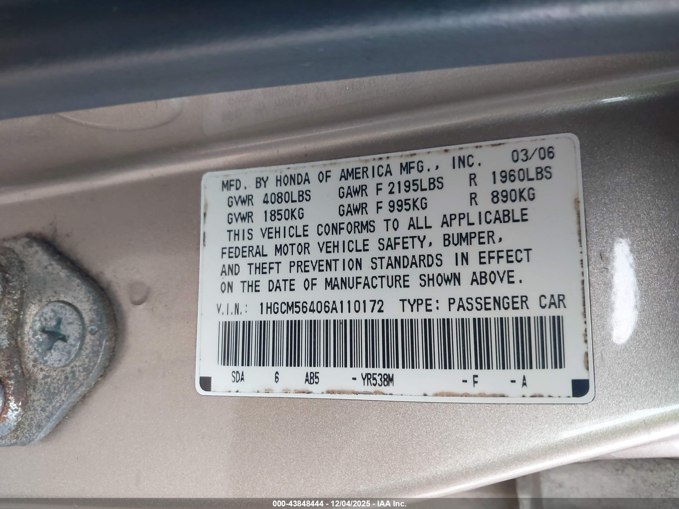 HONDA ACCORD image 9