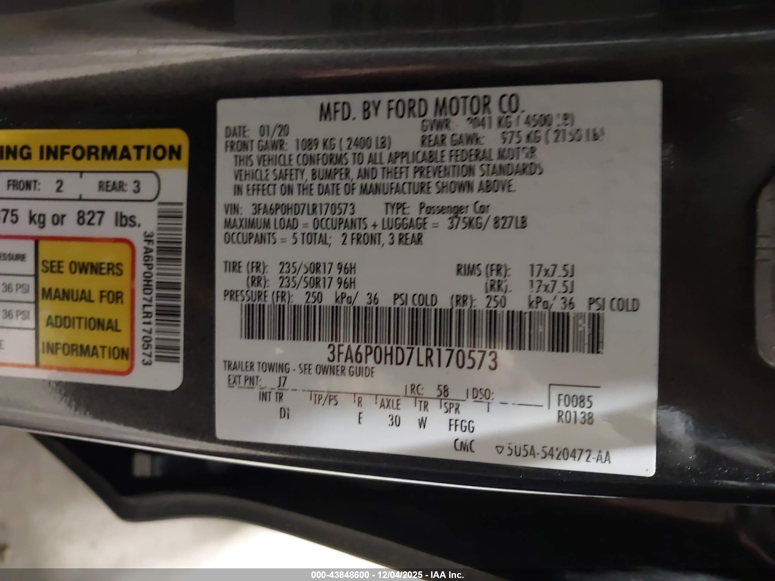 FORD FUSION image 9