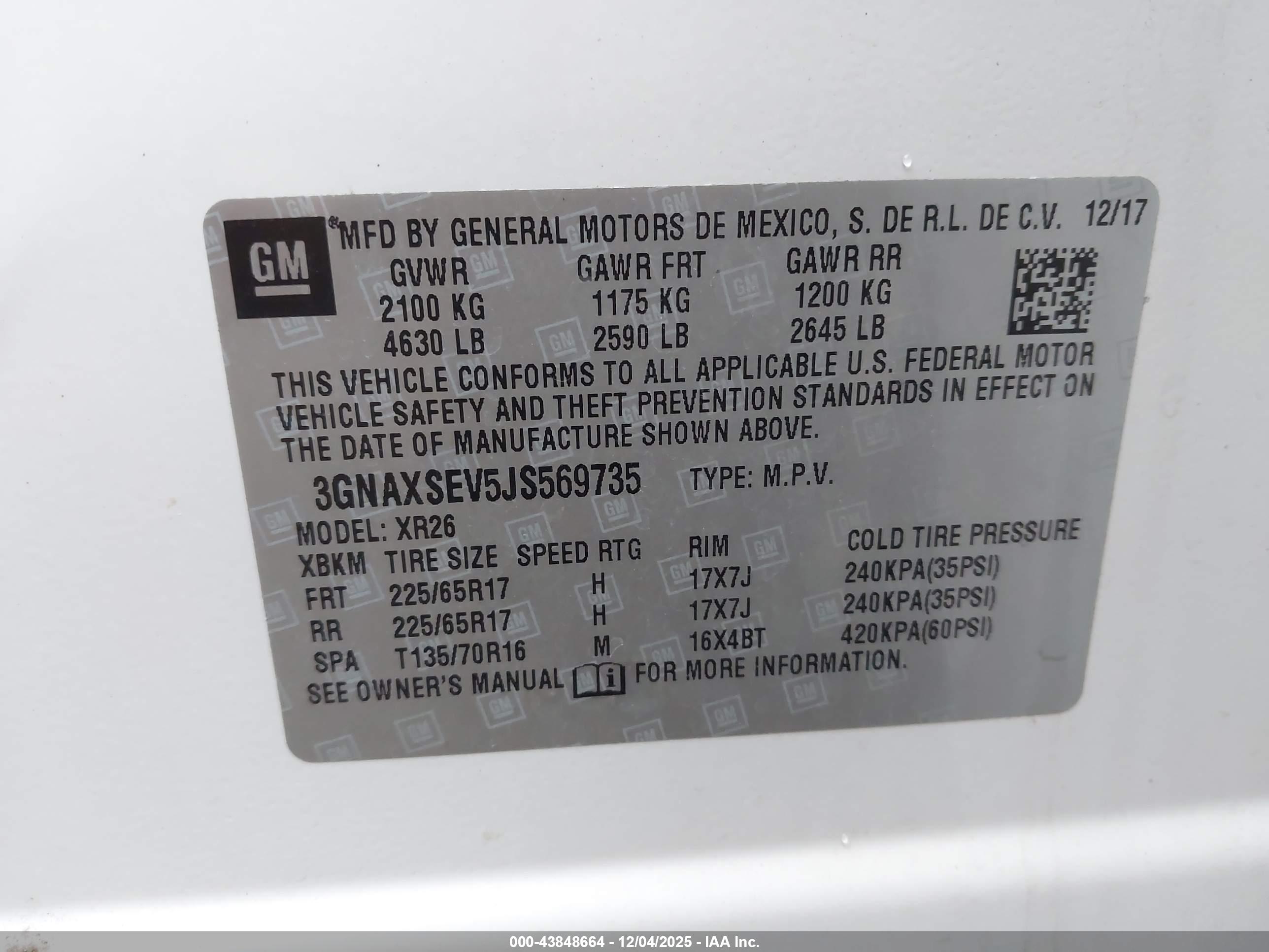 CHEVROLET EQUINOX image 9