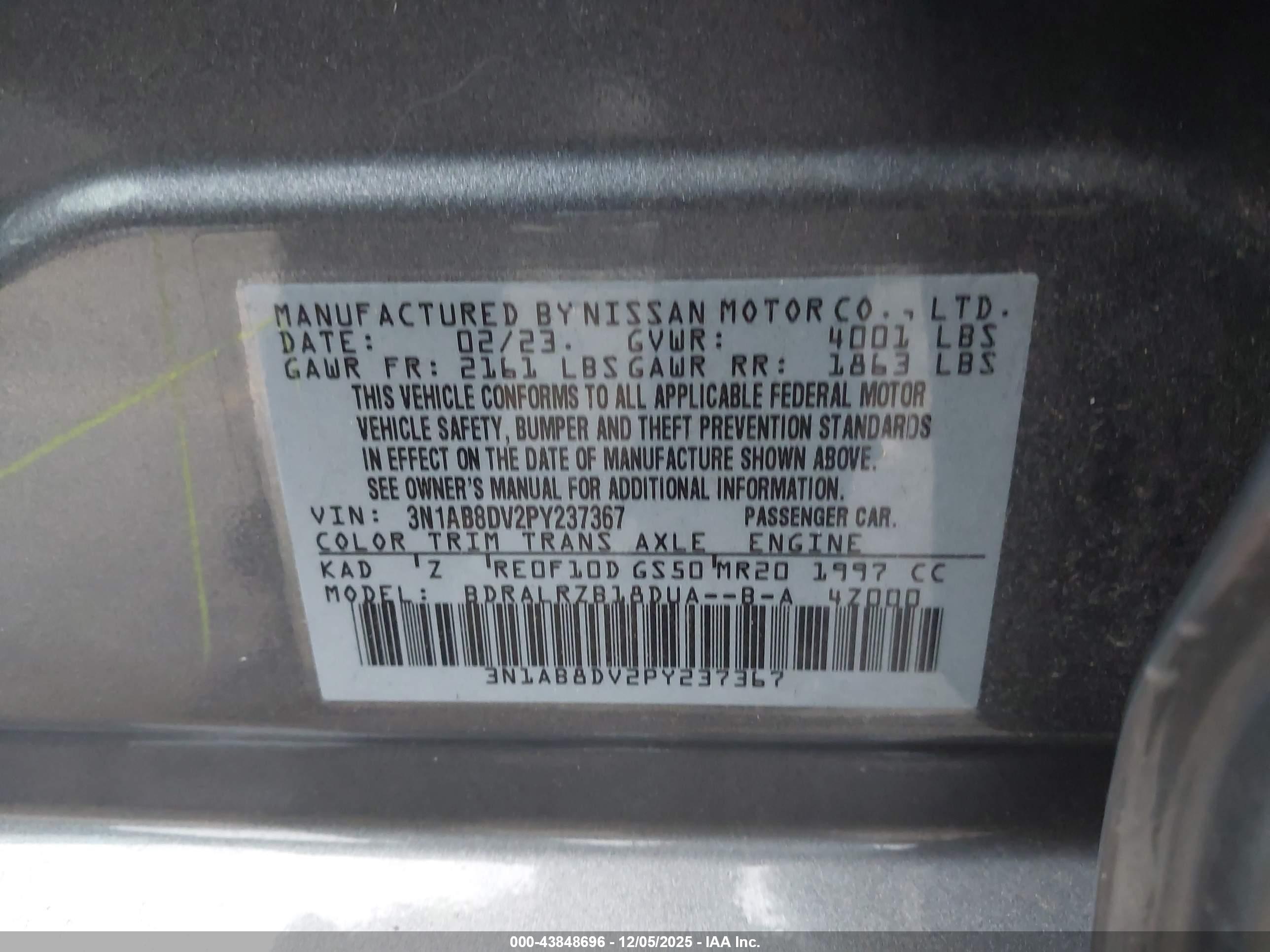 NISSAN SENTRA image 9