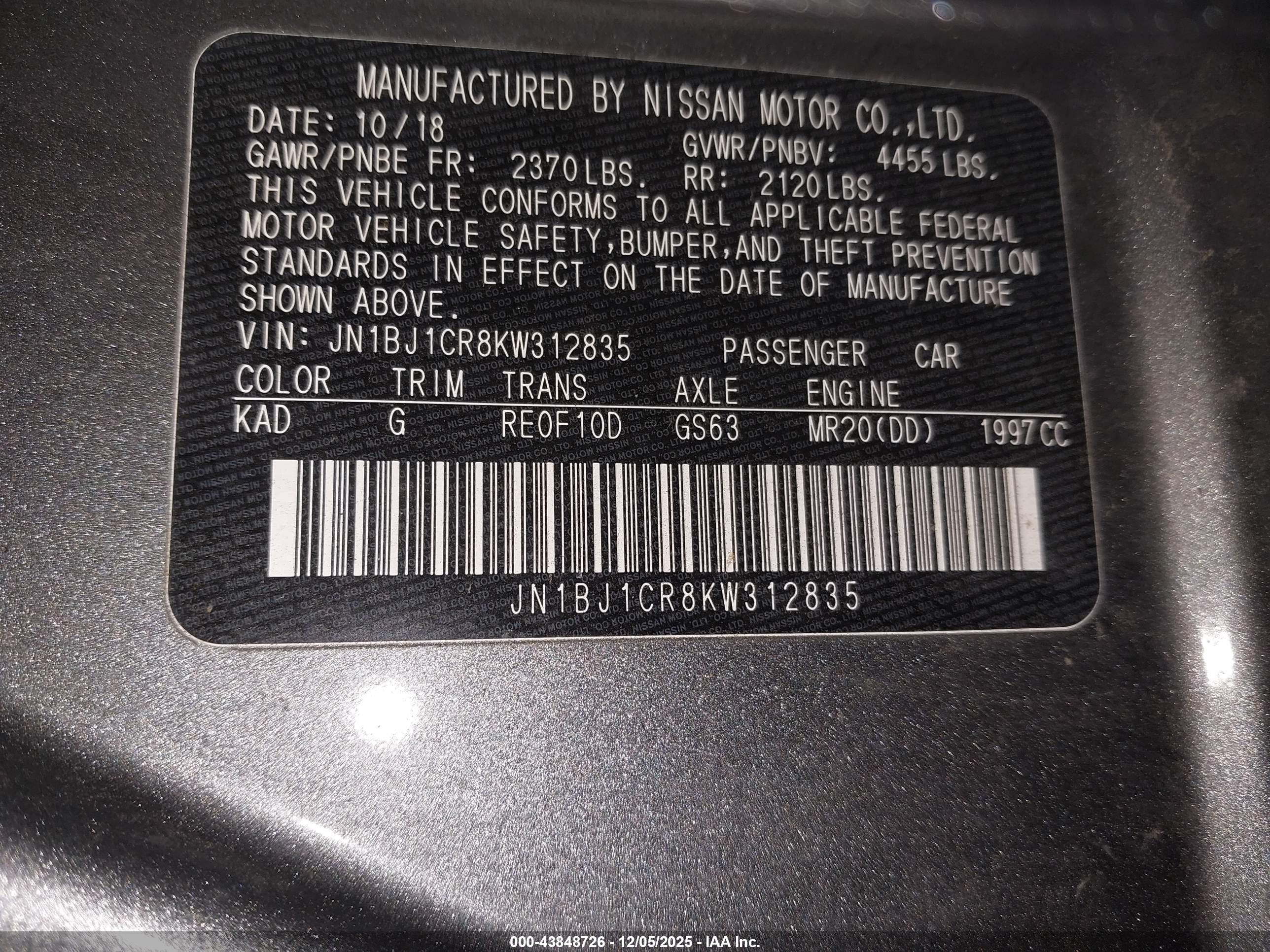 NISSAN ROGUE image 9