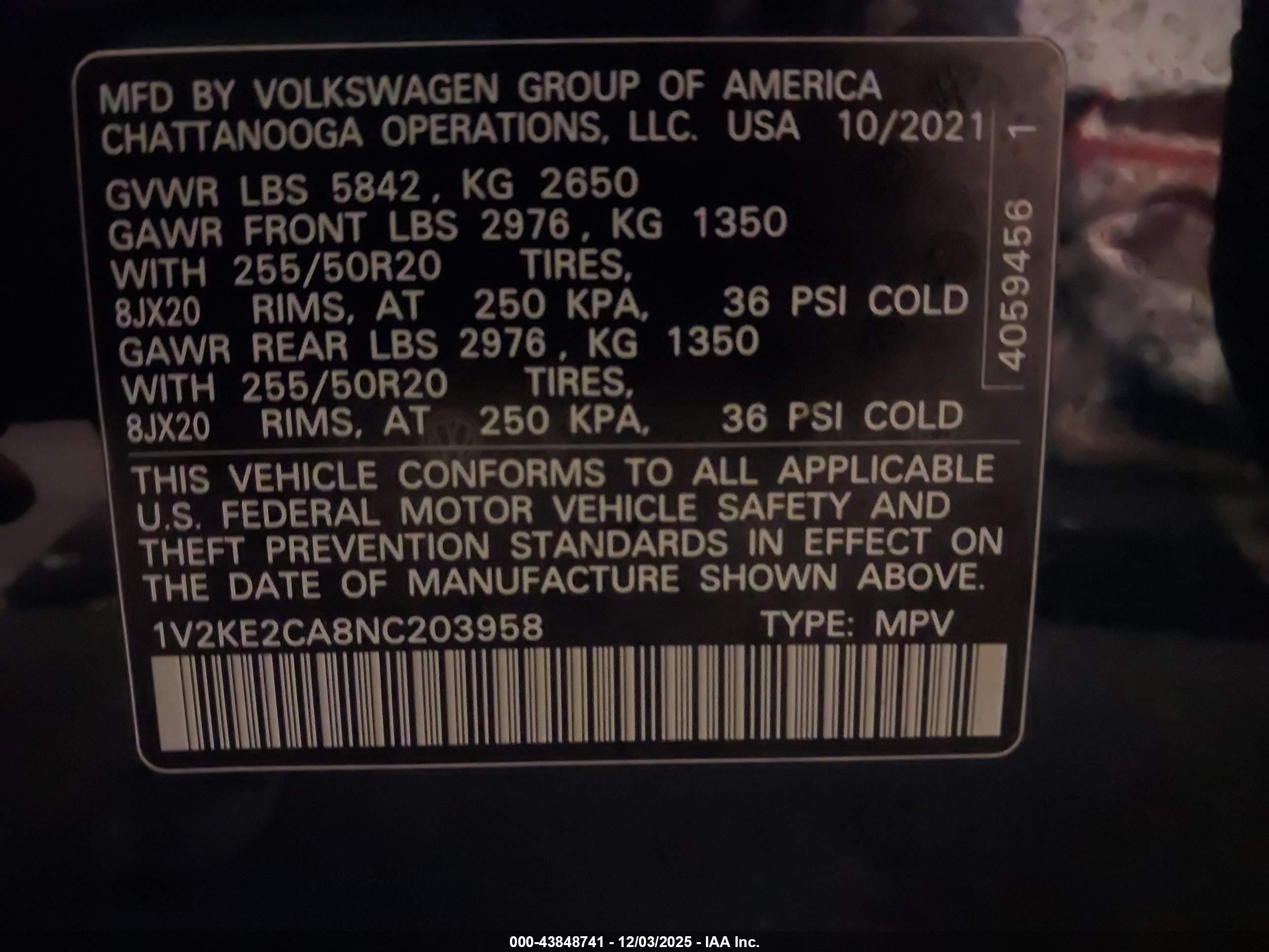 VOLKSWAGEN ATLAS image 9