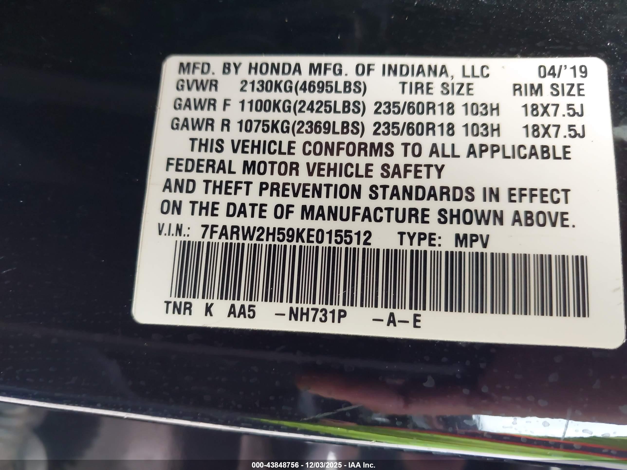 HONDA CR-V image 9