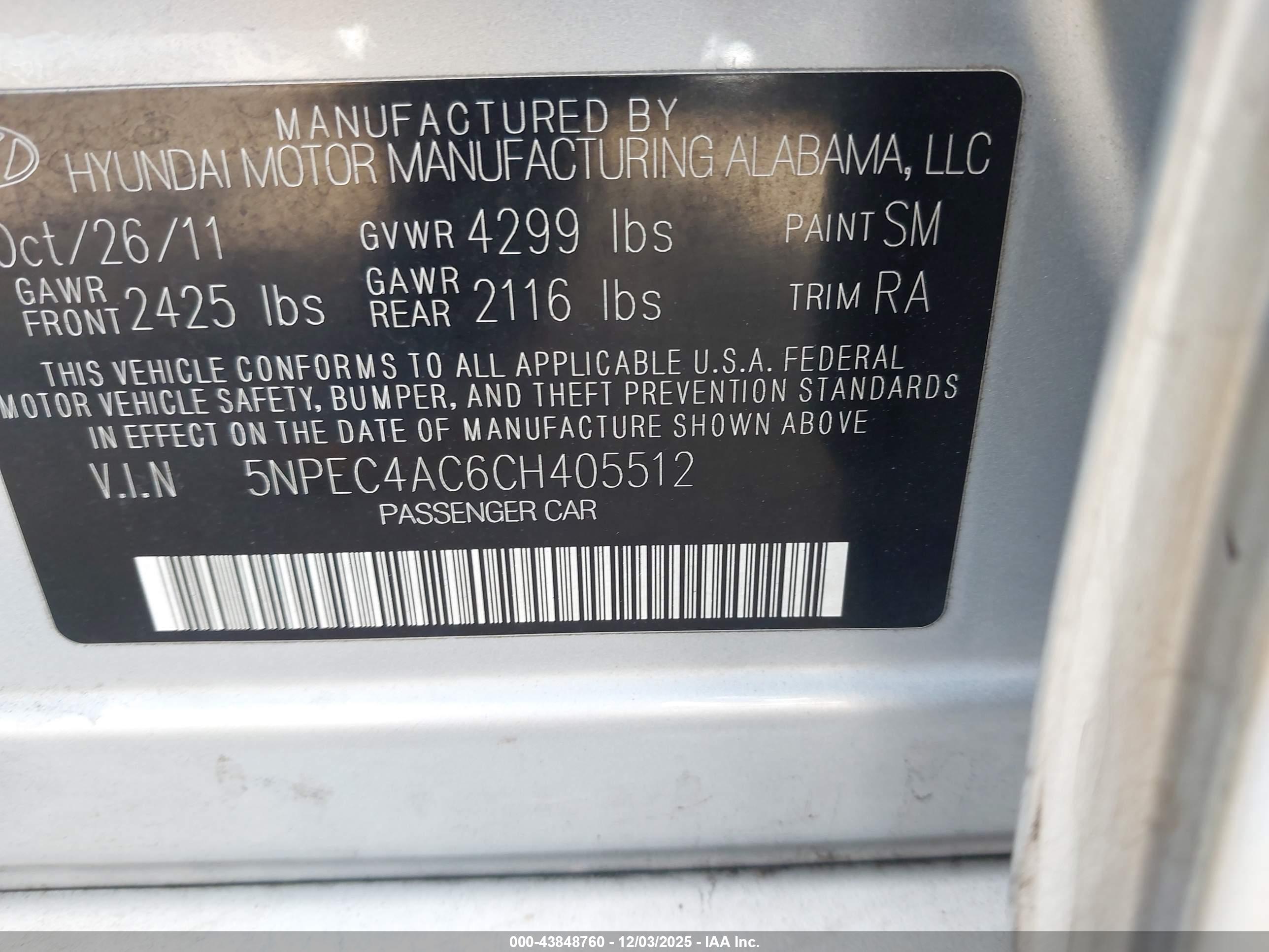 HYUNDAI SONATA image 9