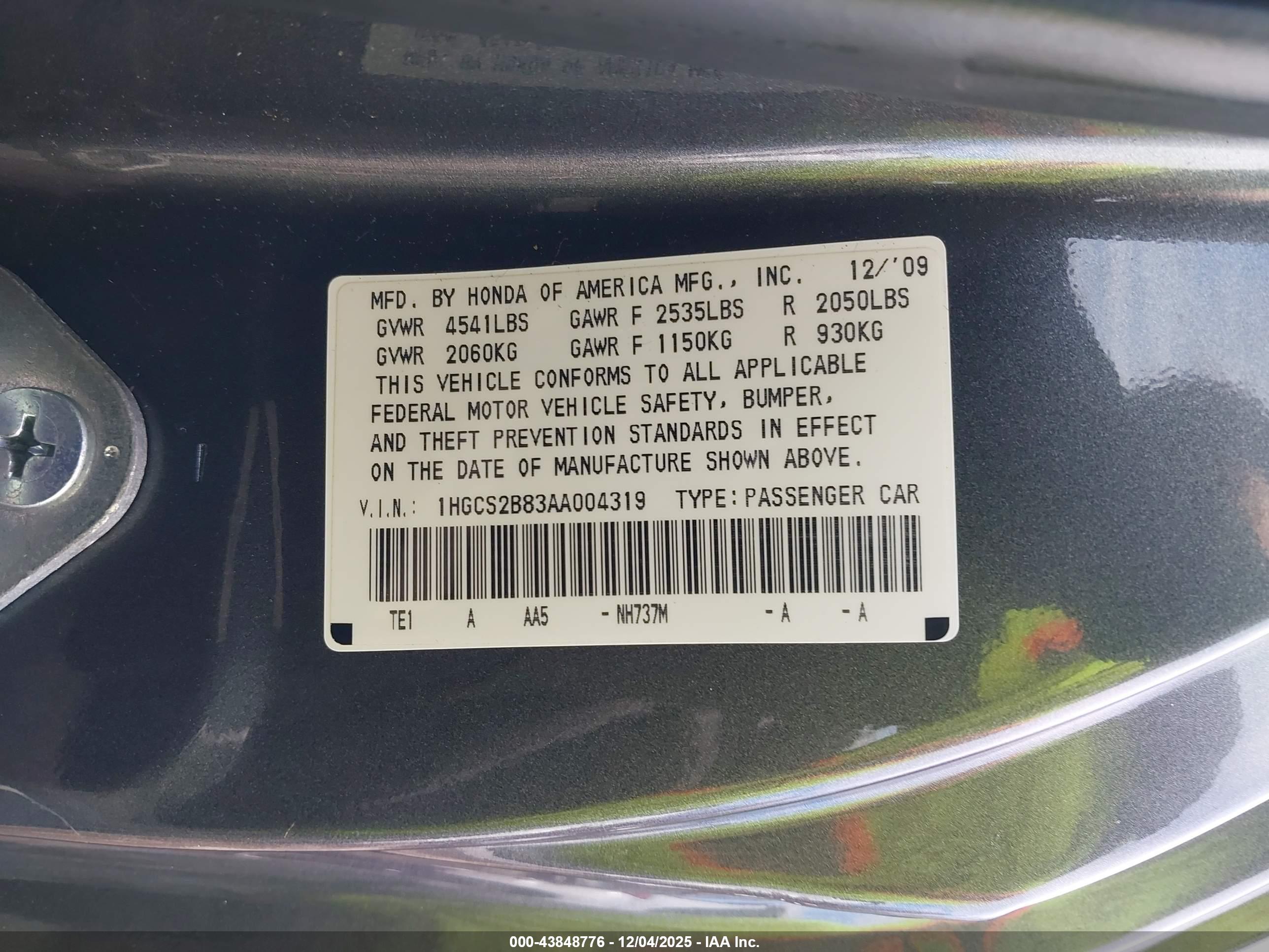 HONDA ACCORD image 9