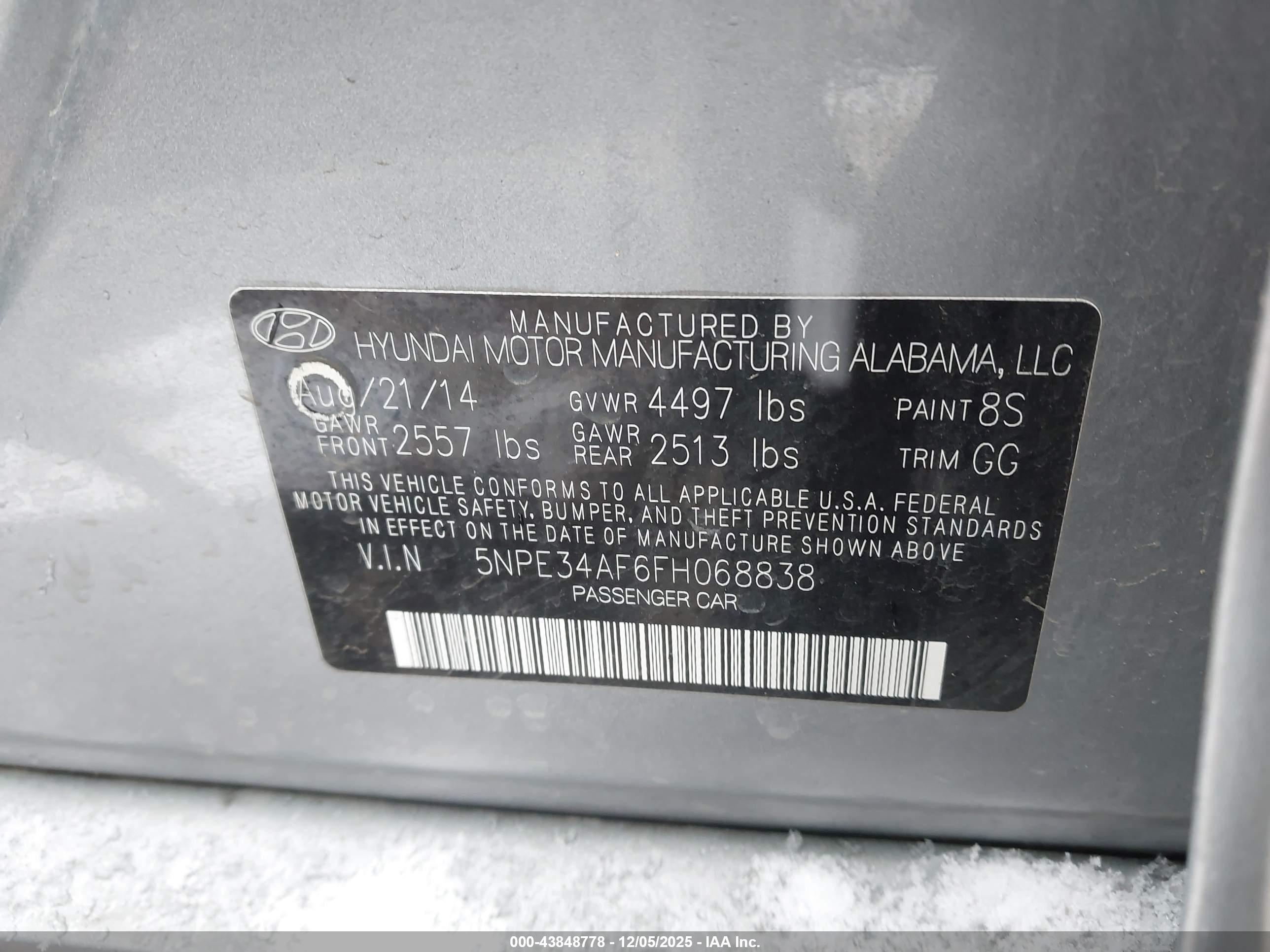 HYUNDAI SONATA image 9