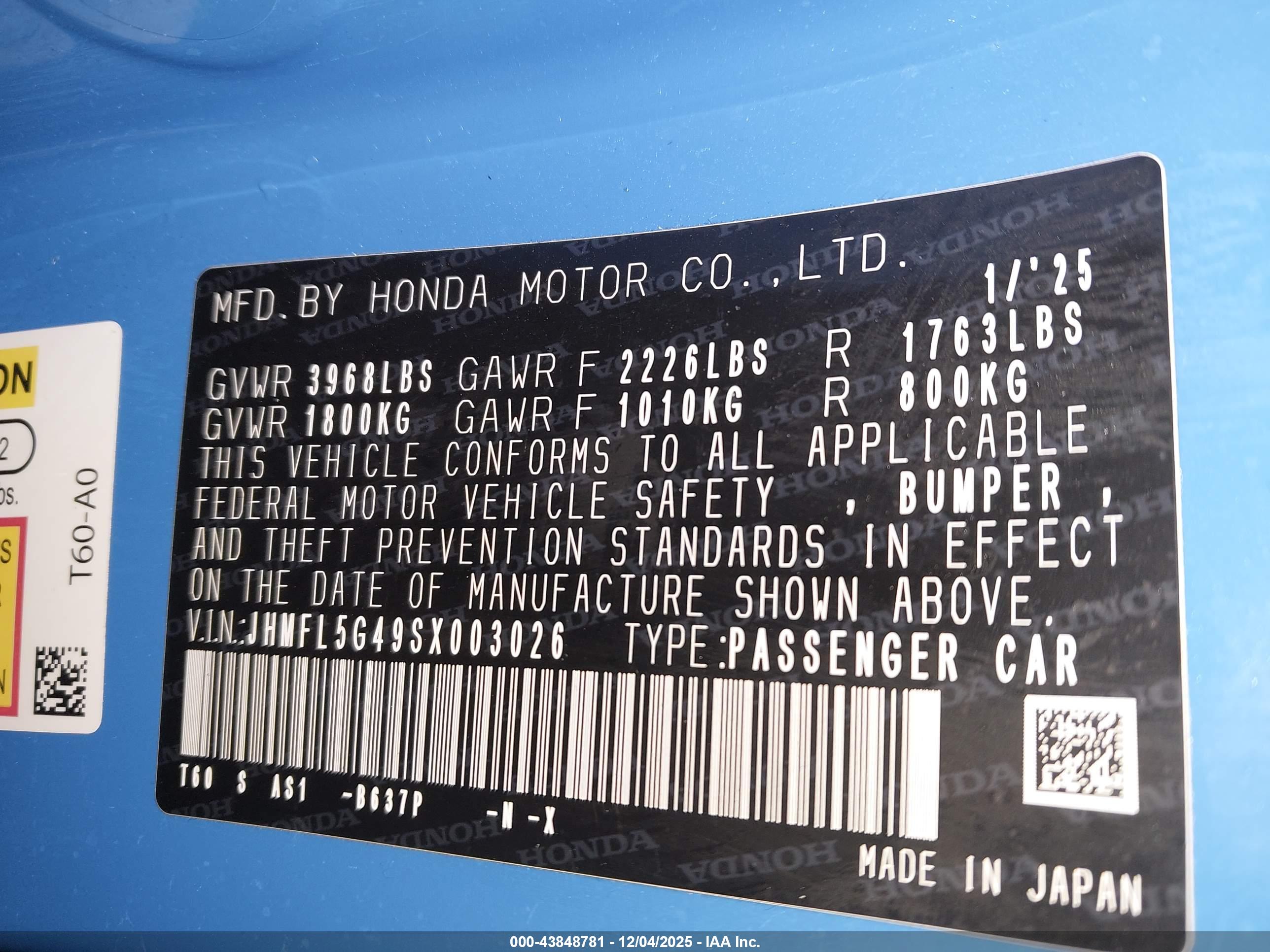 HONDA CIVIC image 9