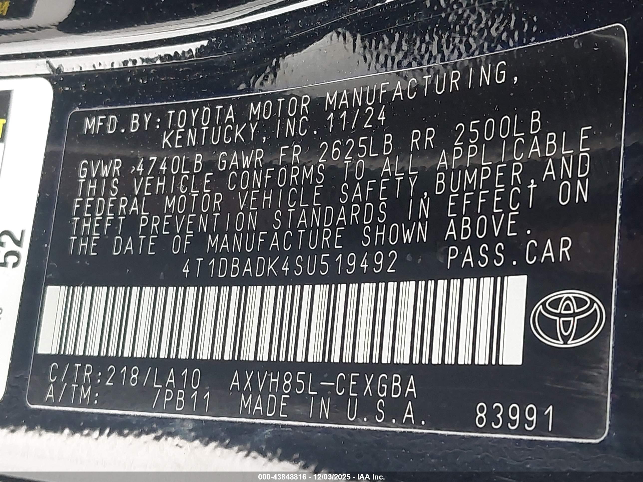 TOYOTA CAMRY image 9