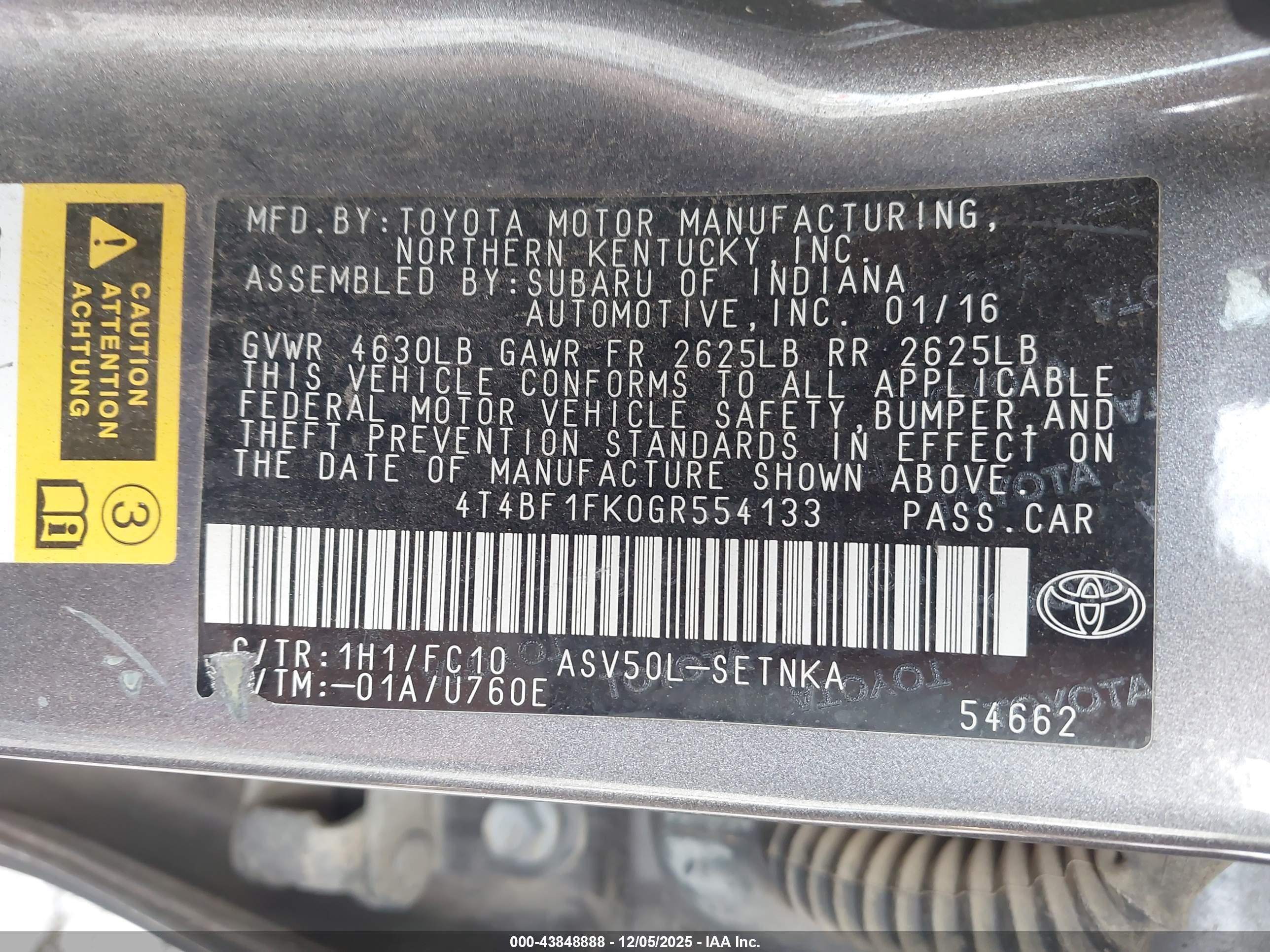 TOYOTA CAMRY image 9