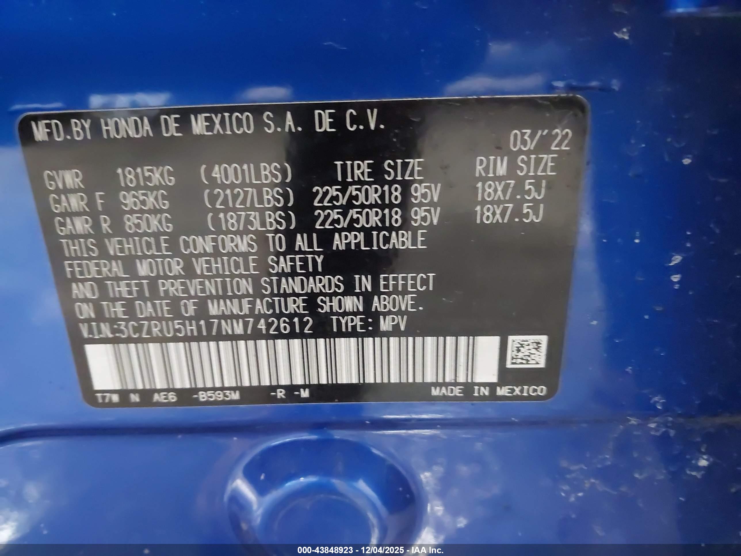 HONDA HR-V image 9