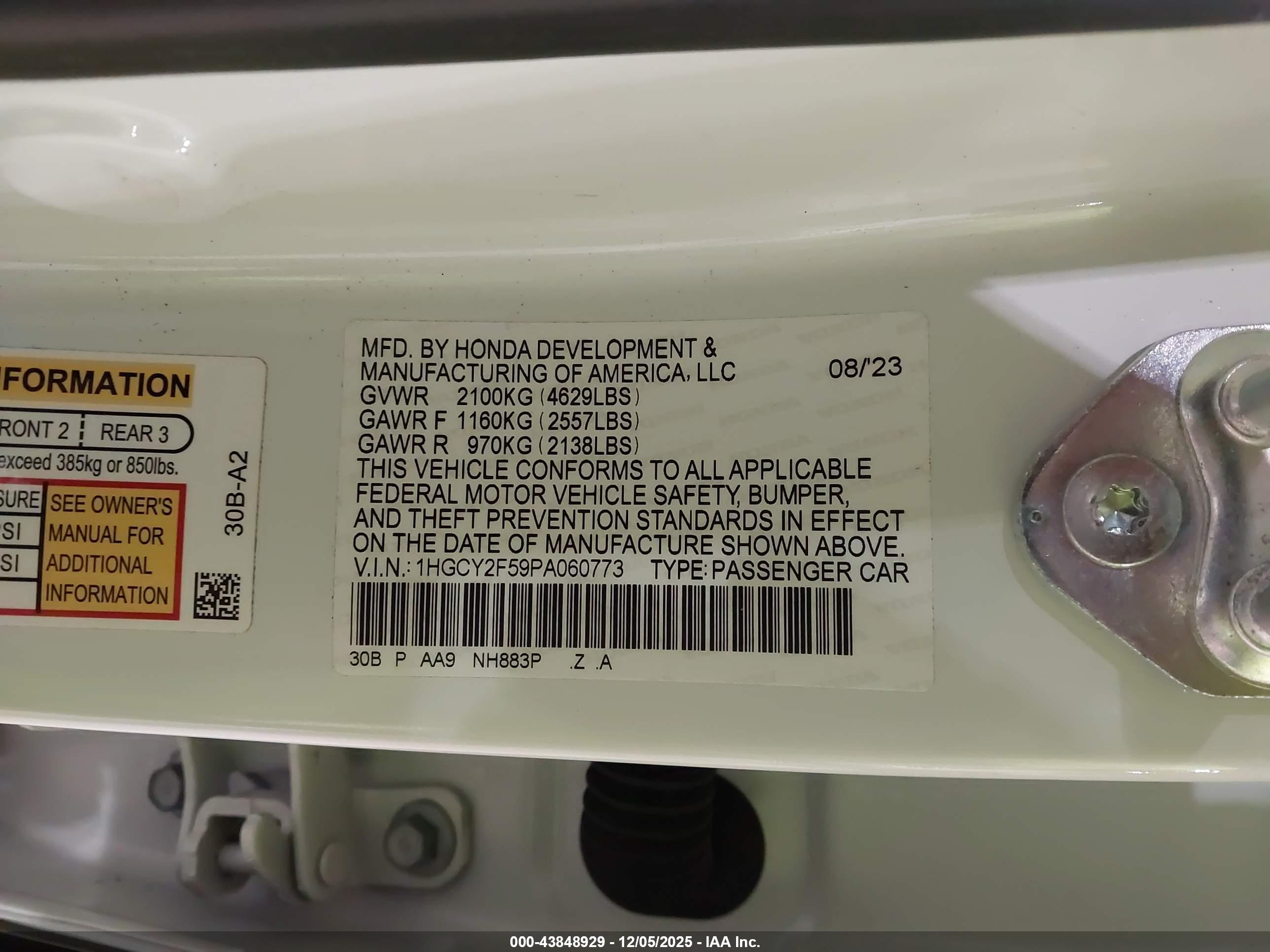 HONDA ACCORD image 9