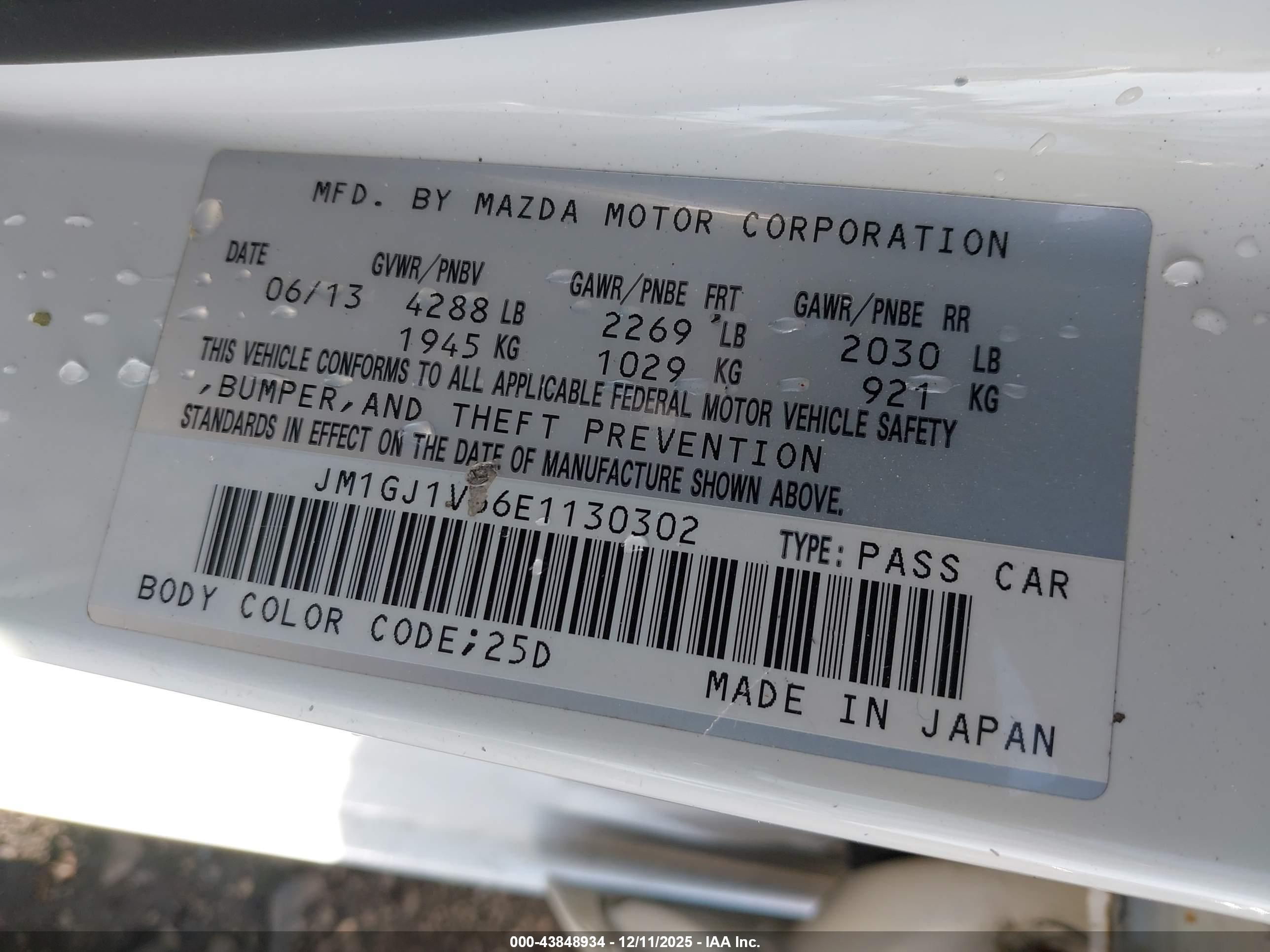 MAZDA MAZDA6 image 9