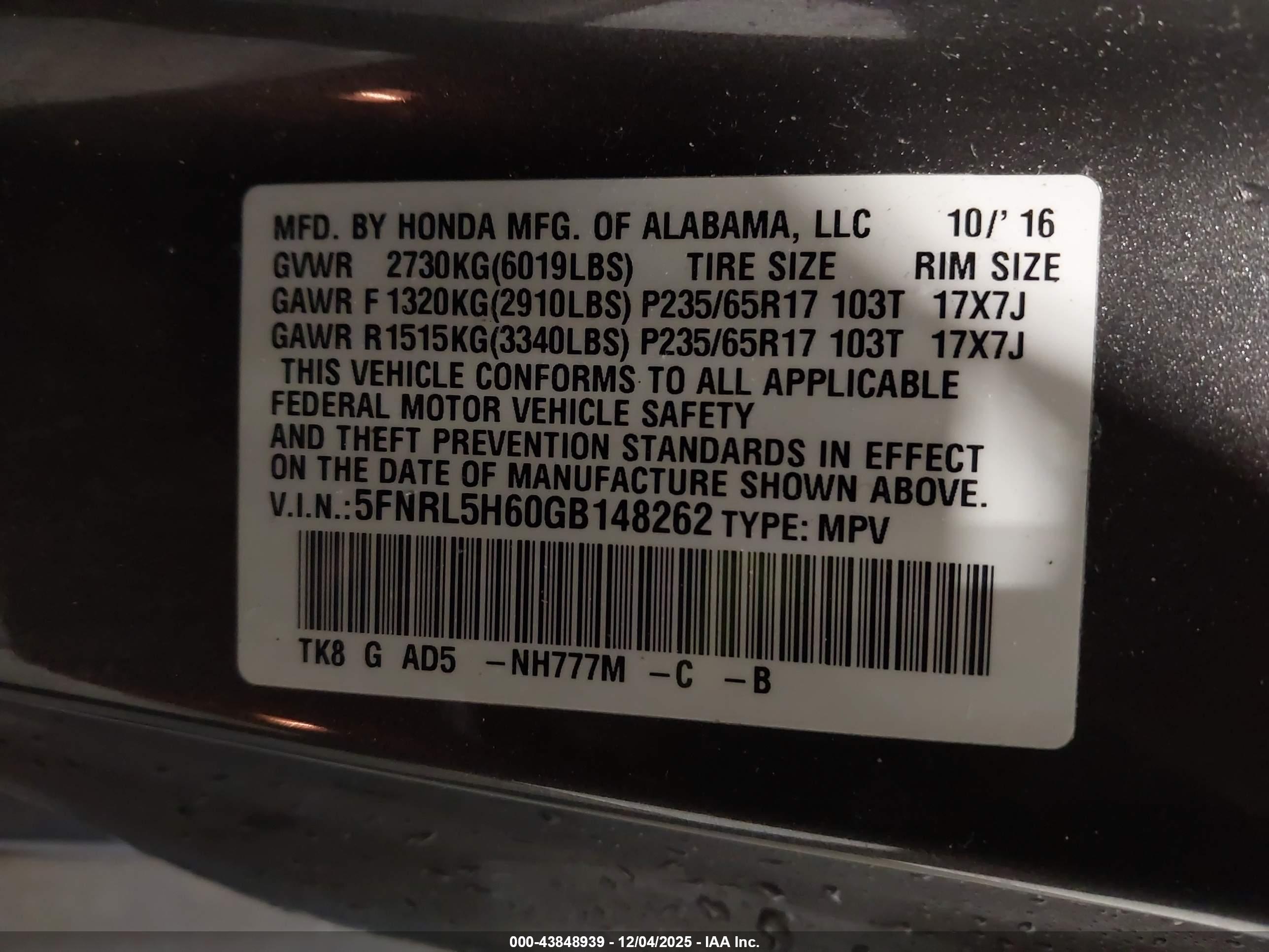 HONDA ODYSSEY image 9