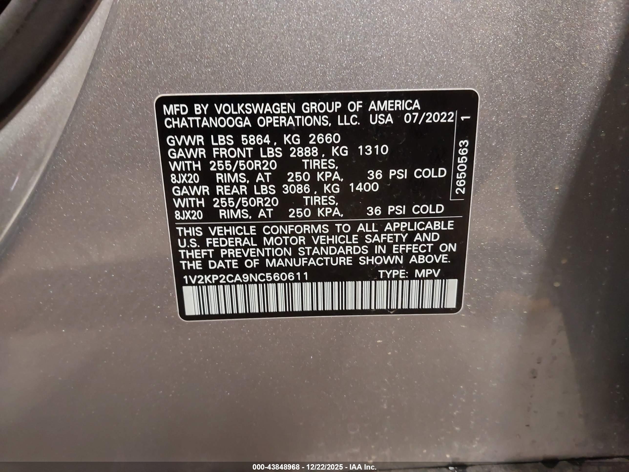 VOLKSWAGEN ATLAS image 9