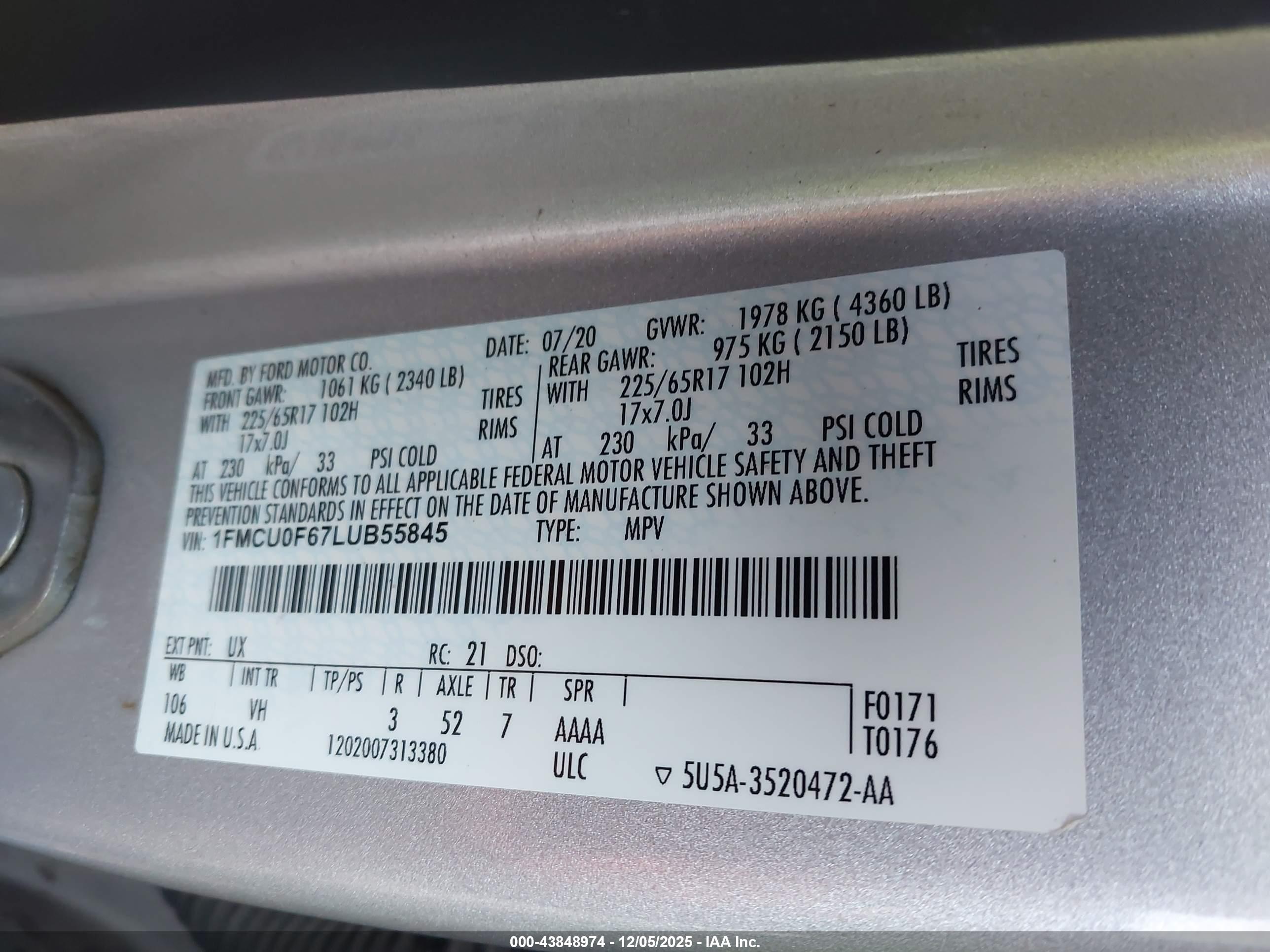 FORD ESCAPE image 9