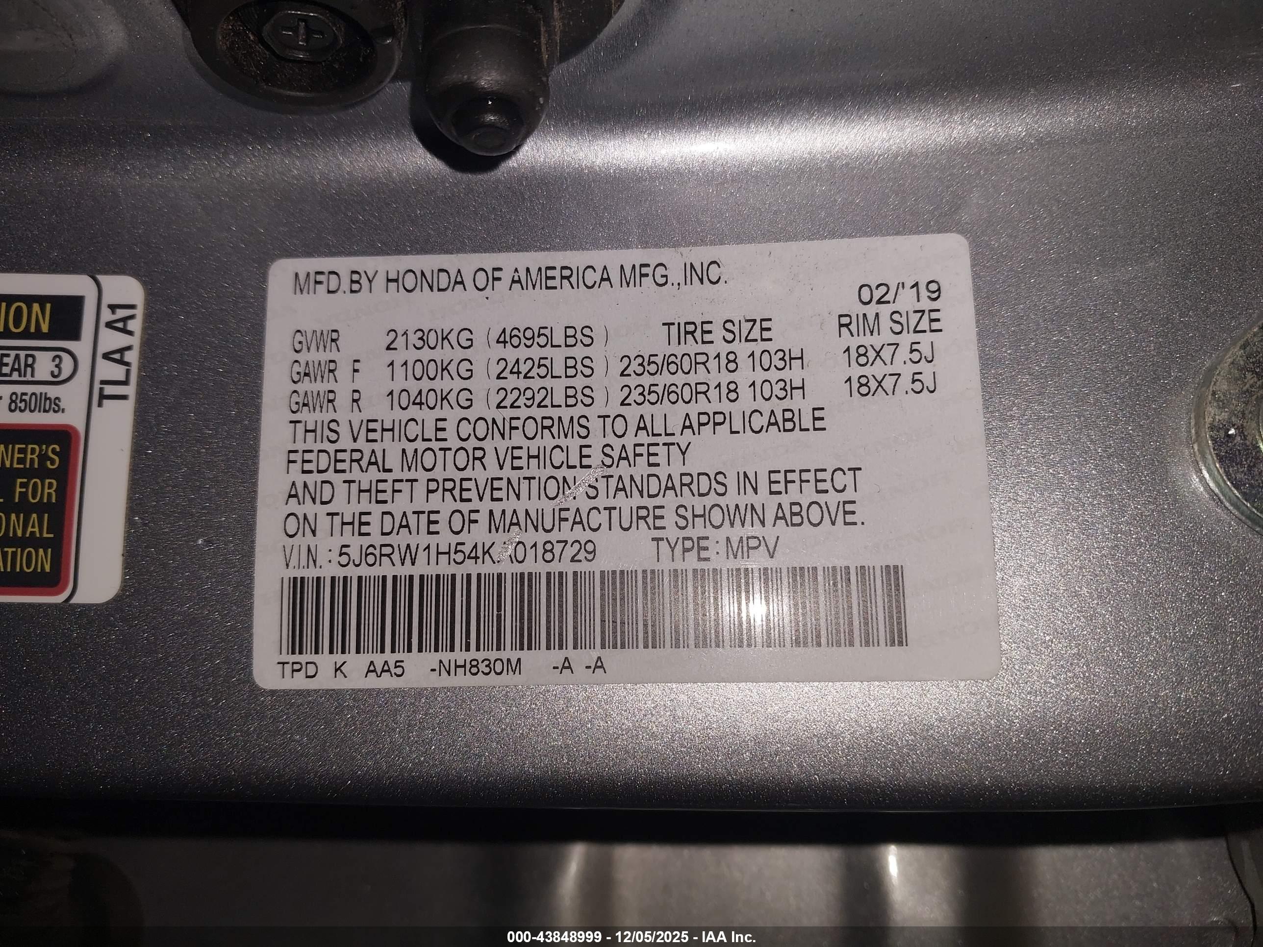 HONDA CR-V image 9