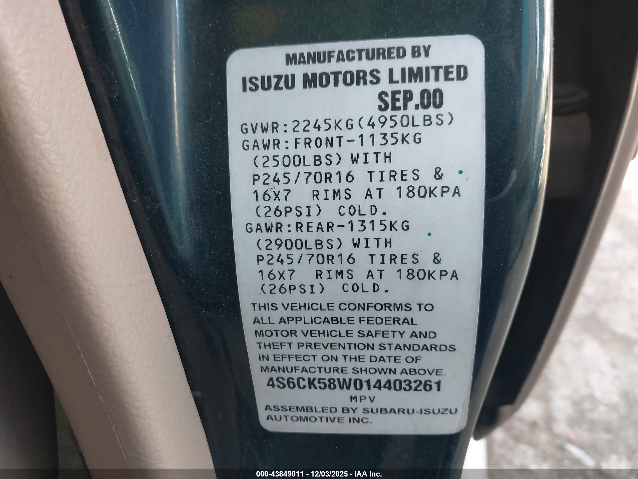 HONDA PASSPORT image 9