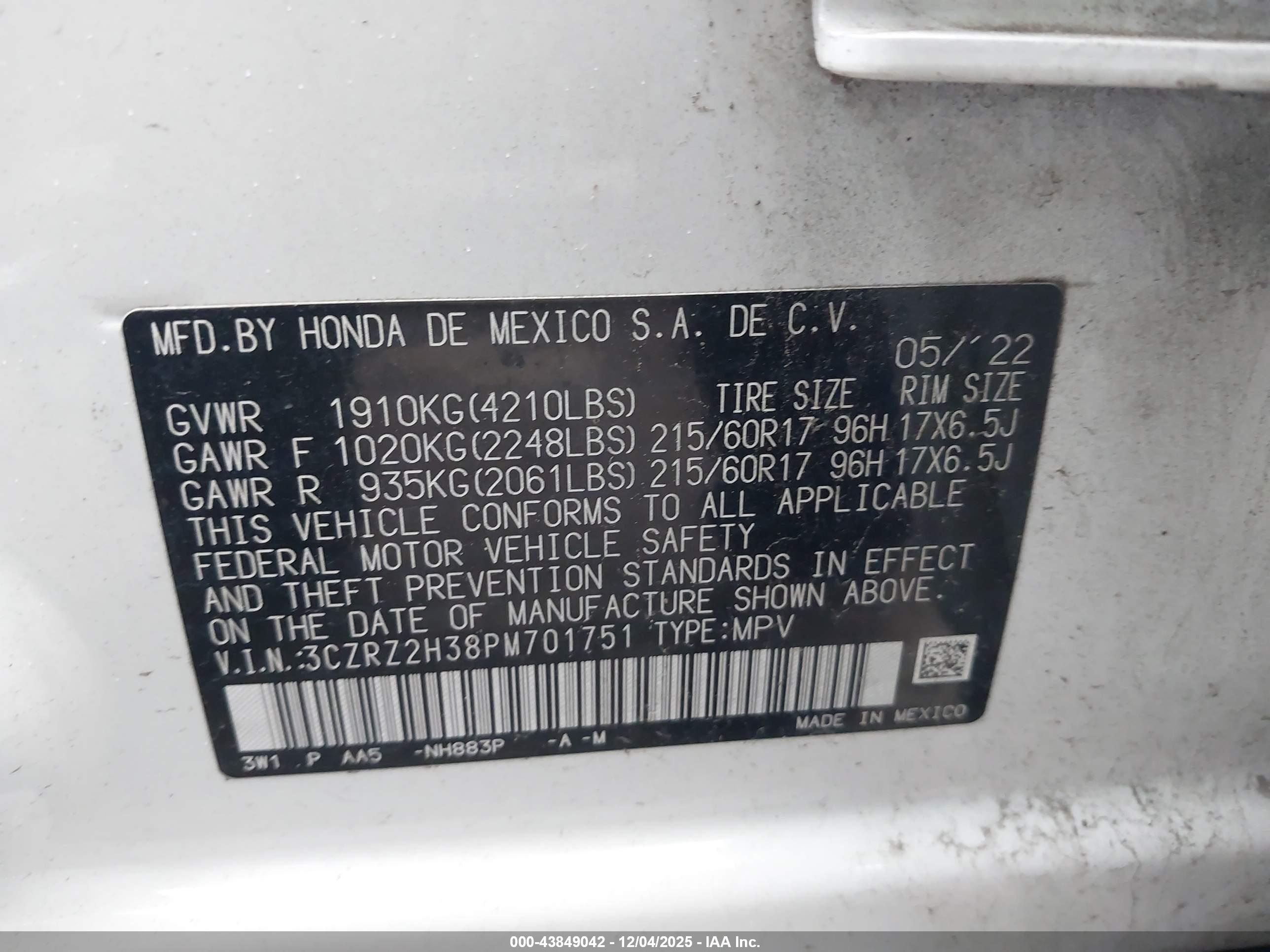 HONDA HR-V image 9