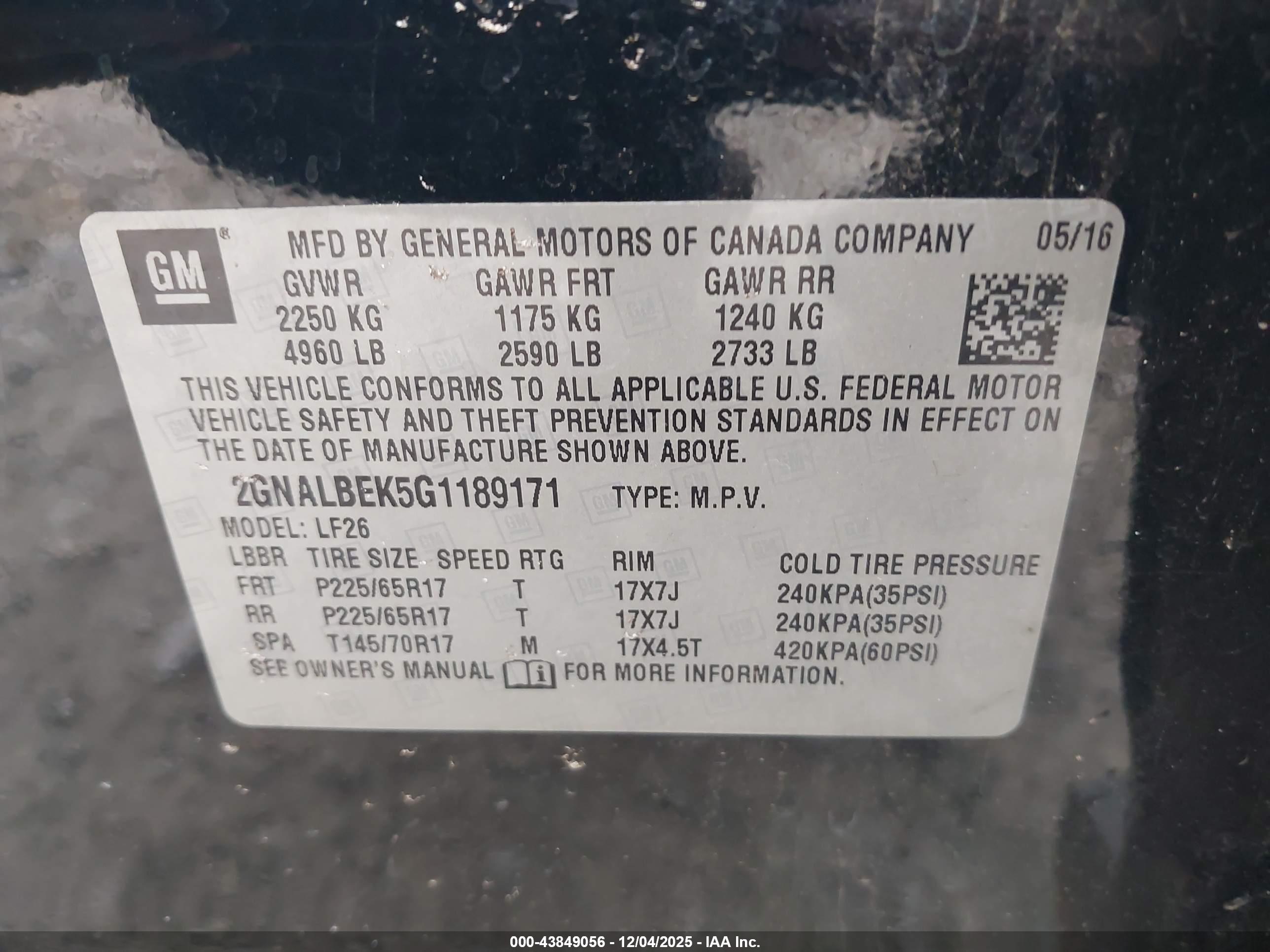 CHEVROLET EQUINOX image 9
