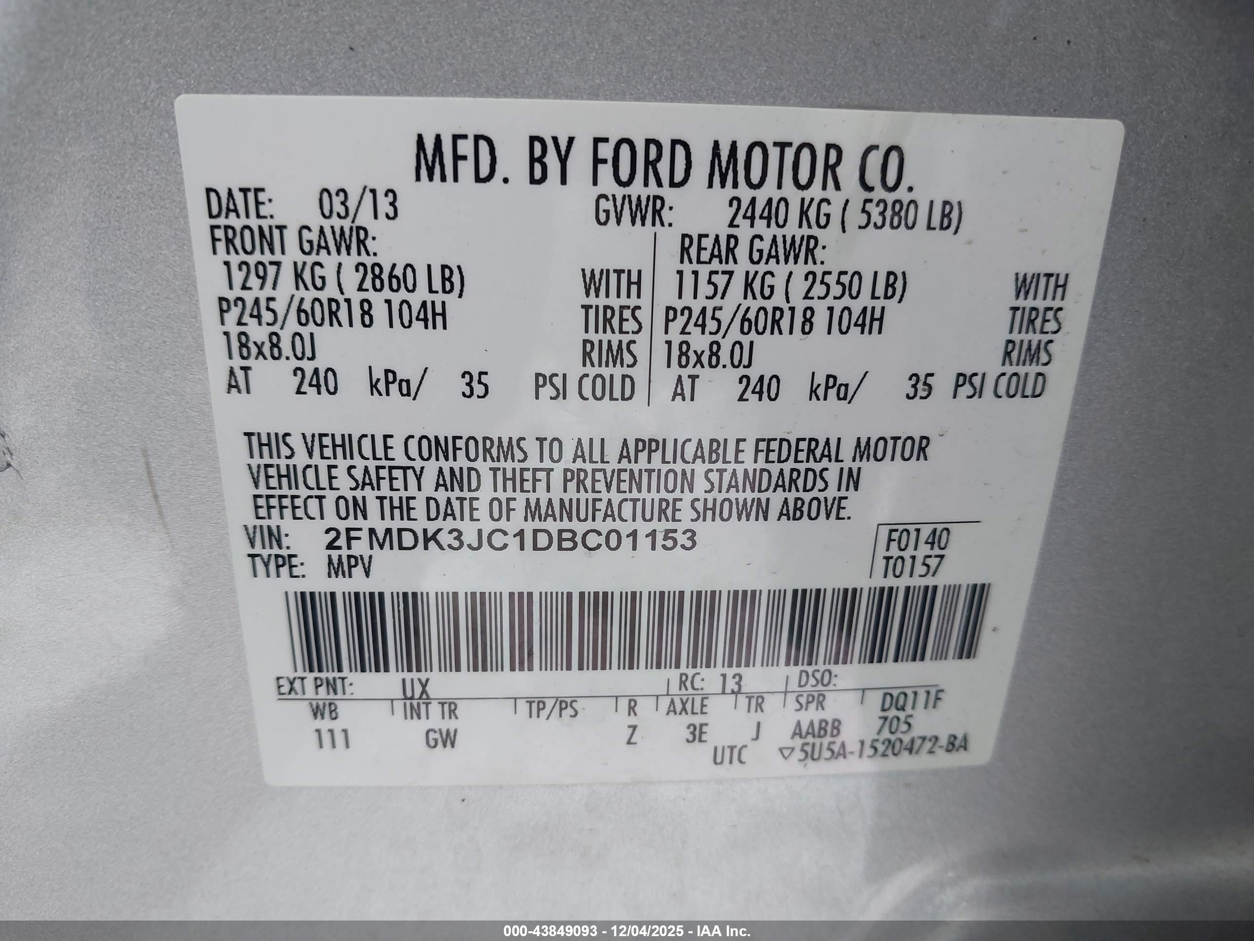 FORD EDGE image 9