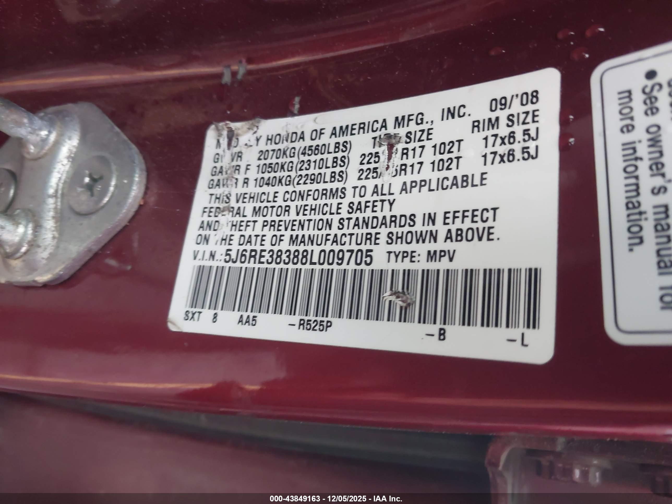 HONDA CR-V image 9