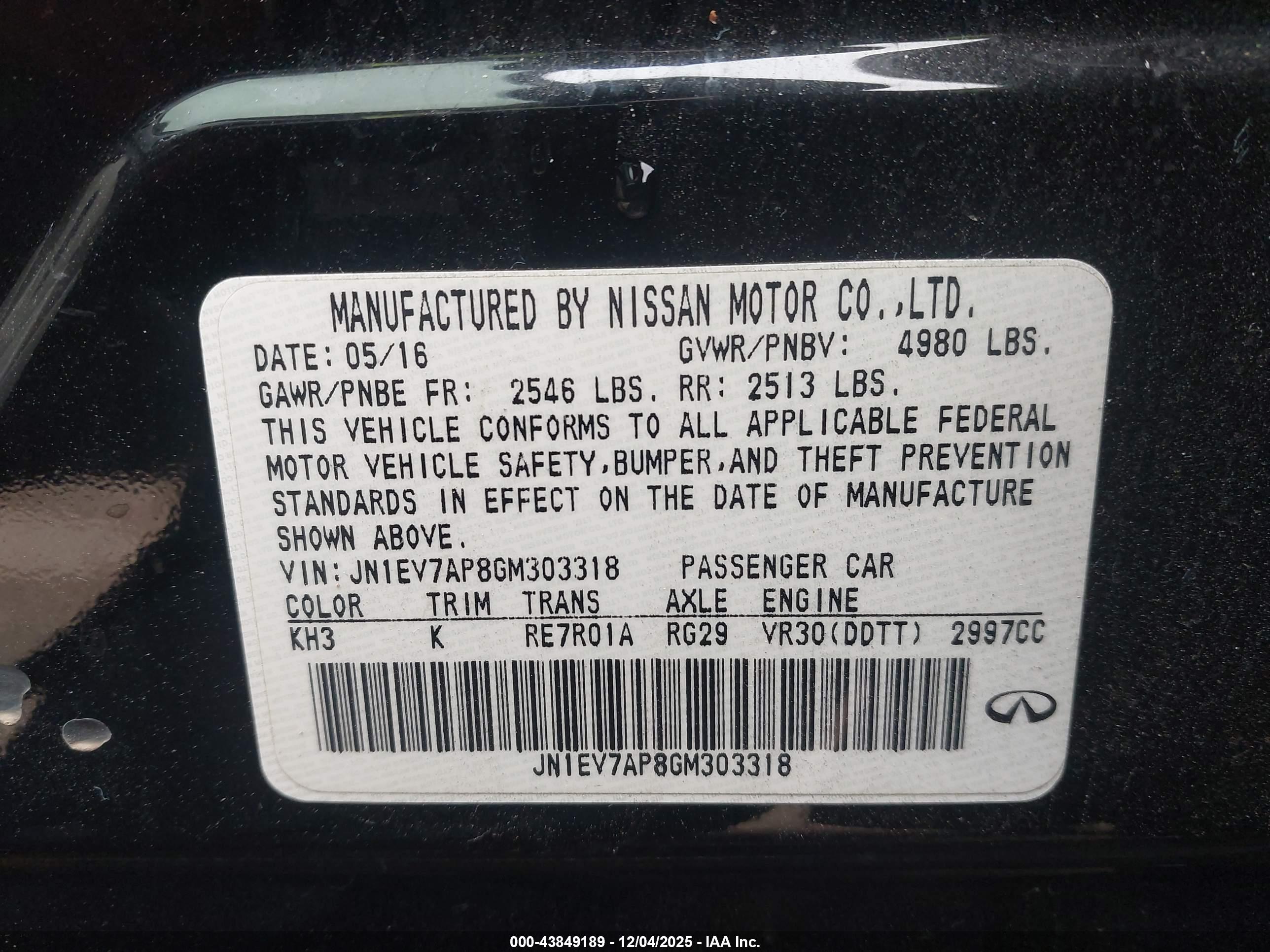INFINITI Q50 image 9