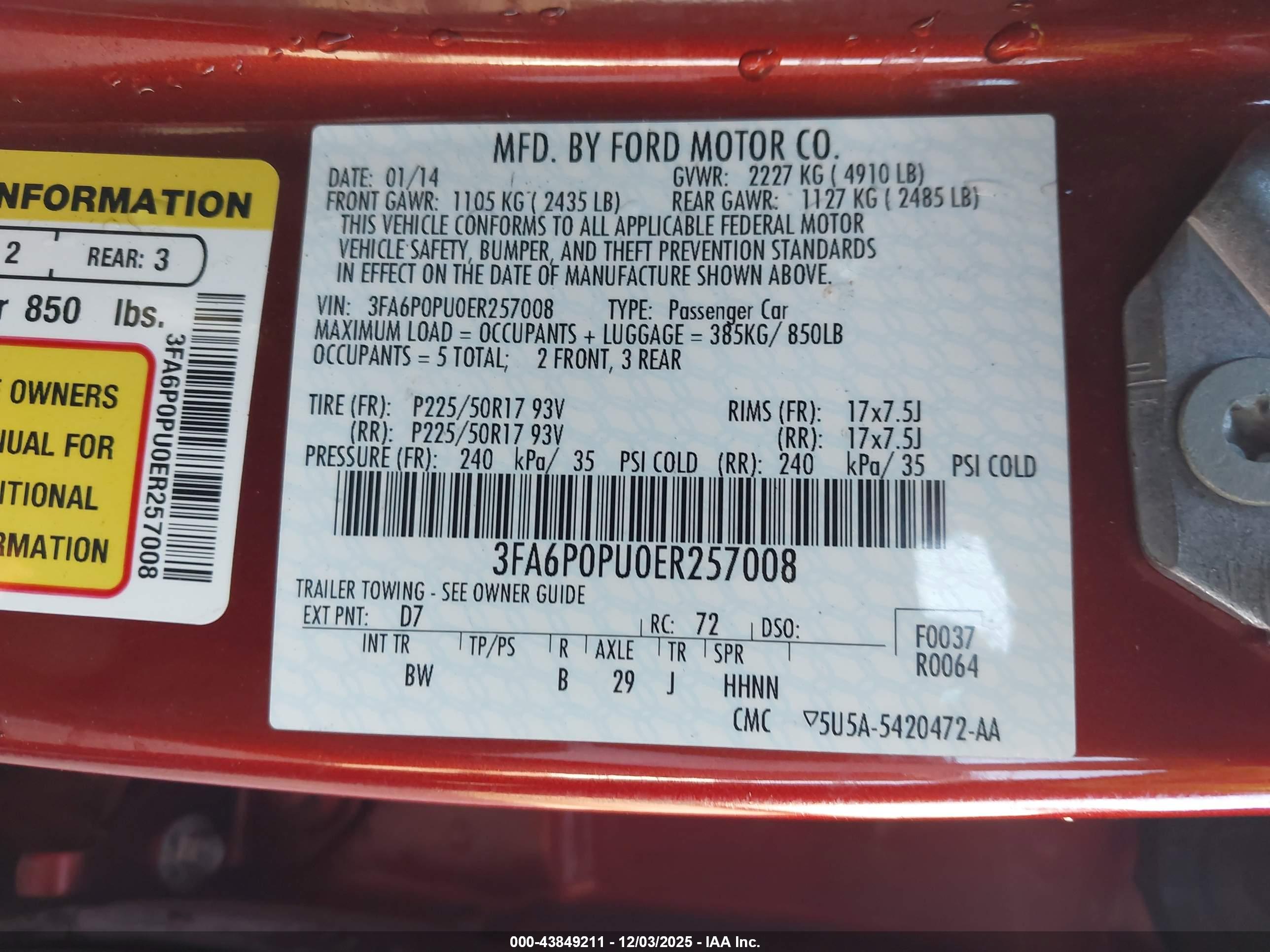 FORD FUSION image 9