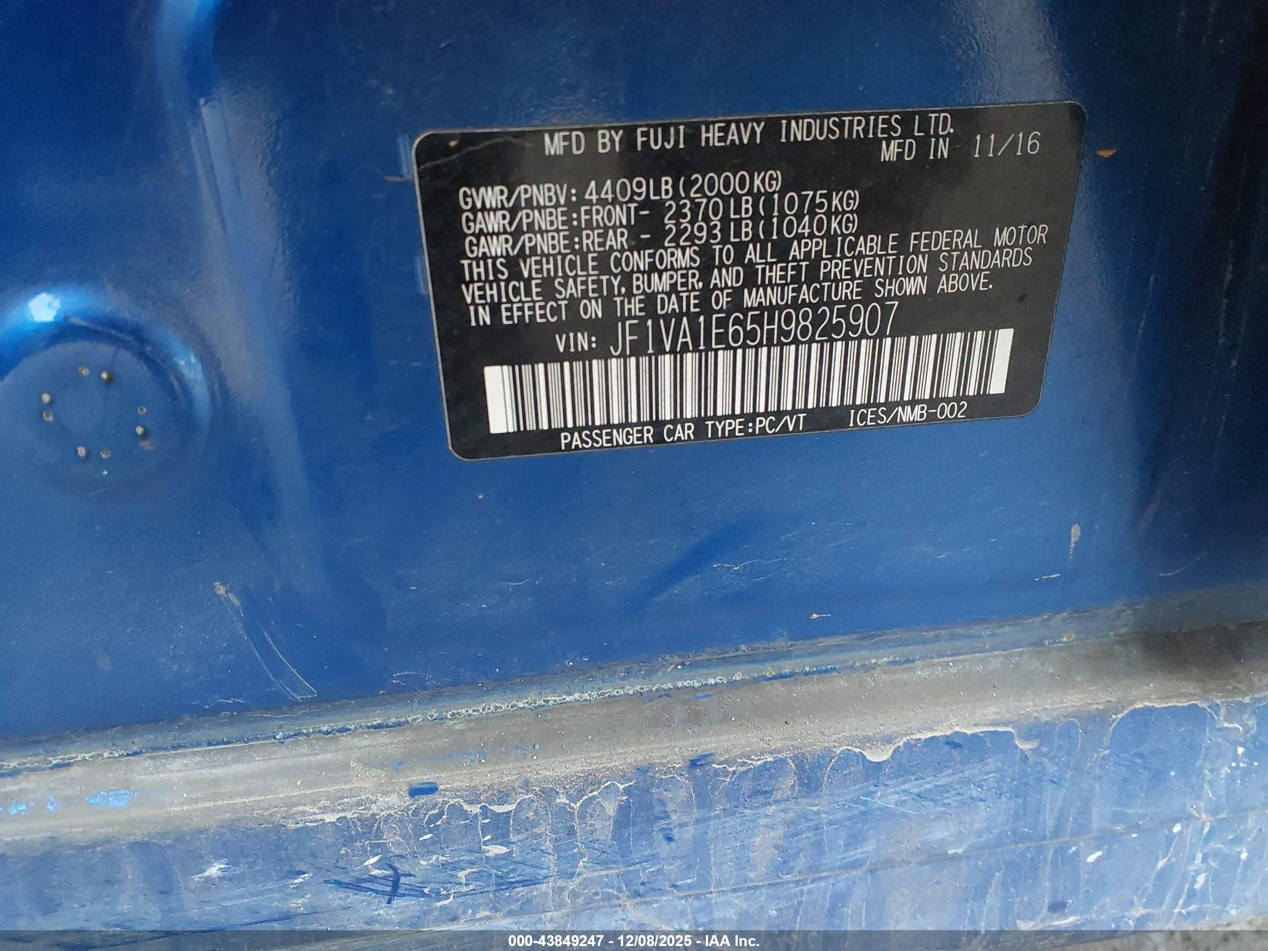 SUBARU WRX image 9