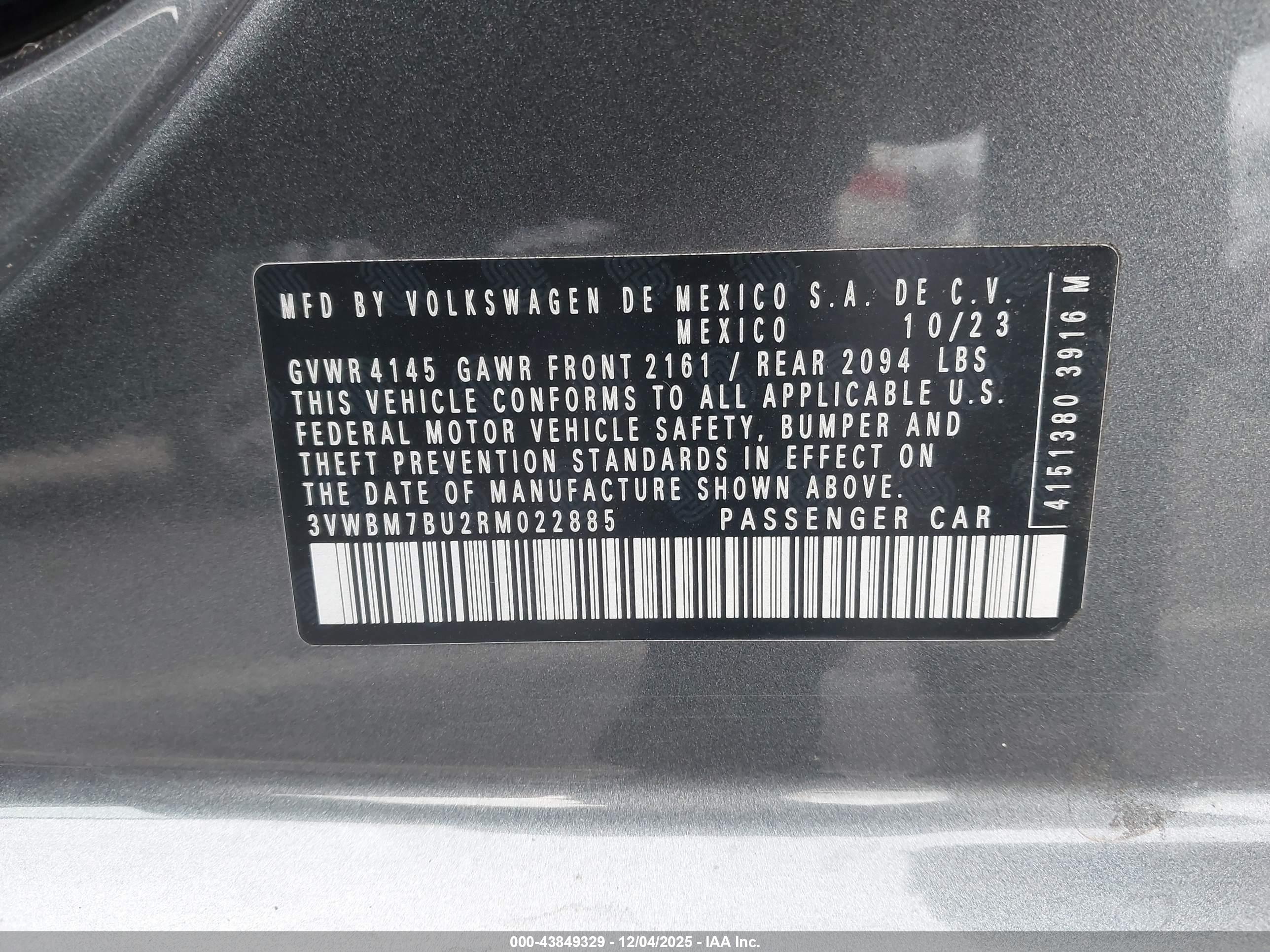 VOLKSWAGEN JETTA image 9