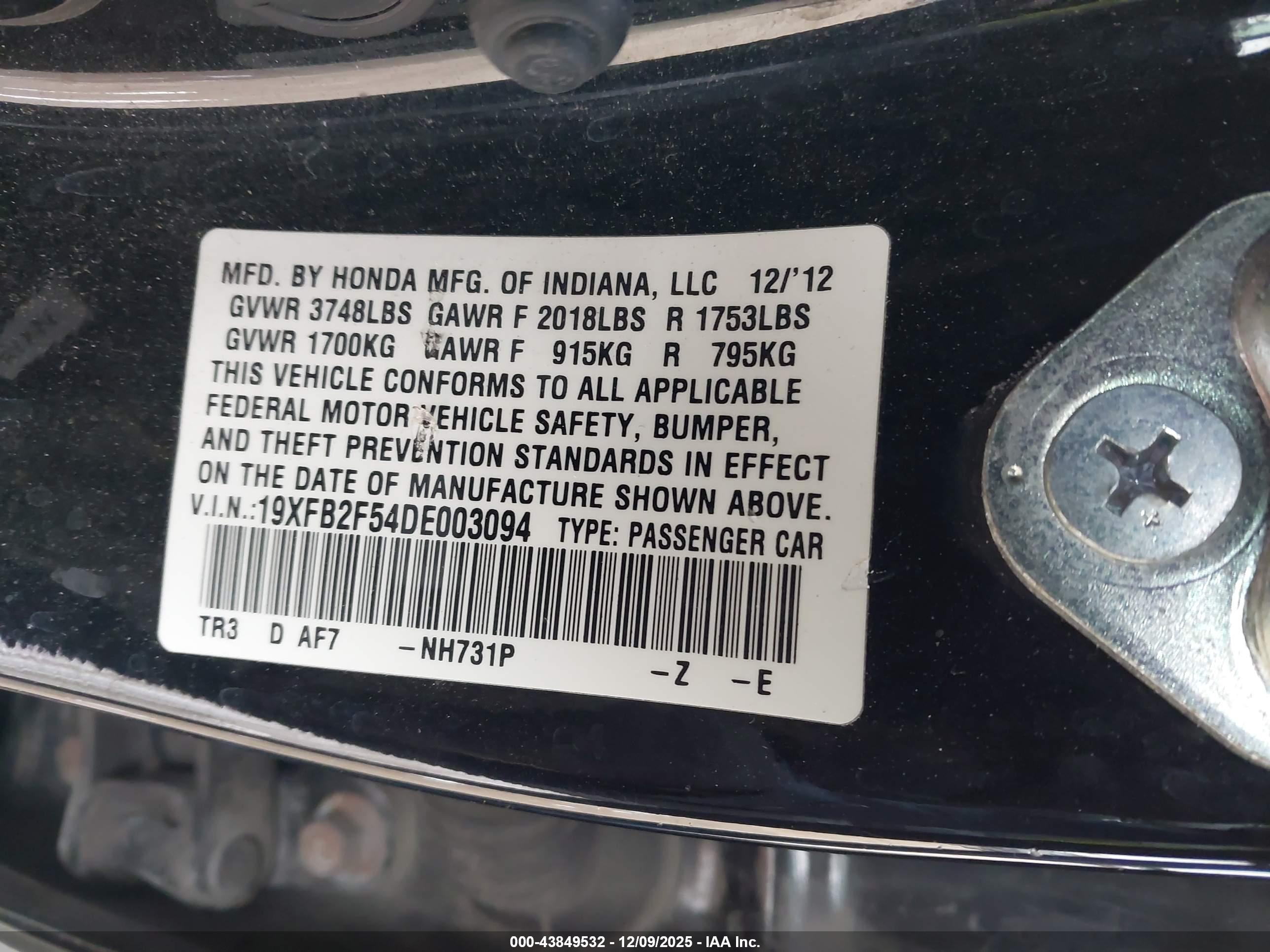 HONDA CIVIC image 9