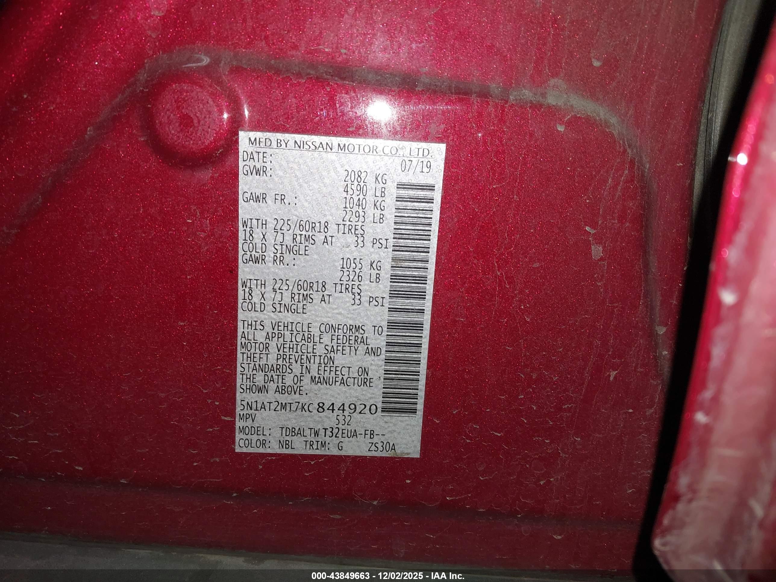 NISSAN ROGUE image 9