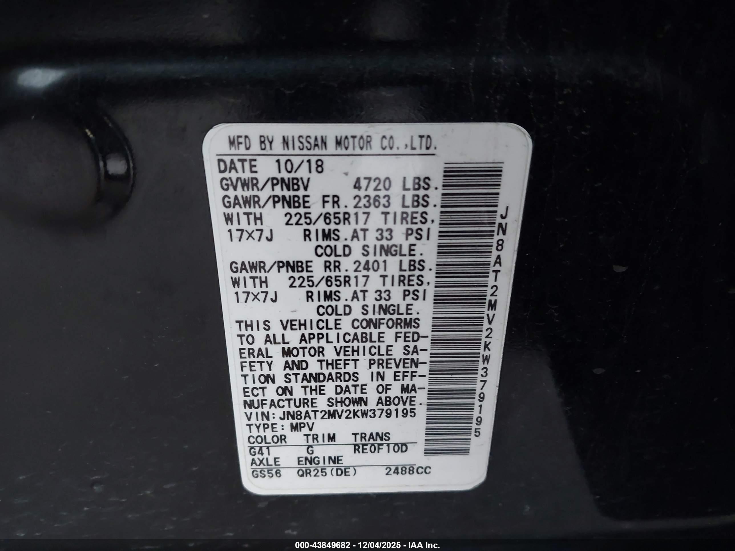 NISSAN ROGUE image 9