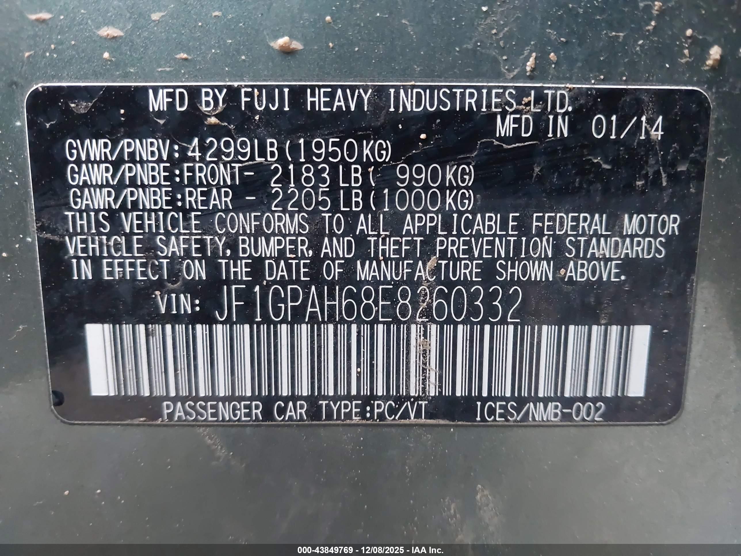SUBARU IMPREZA image 9