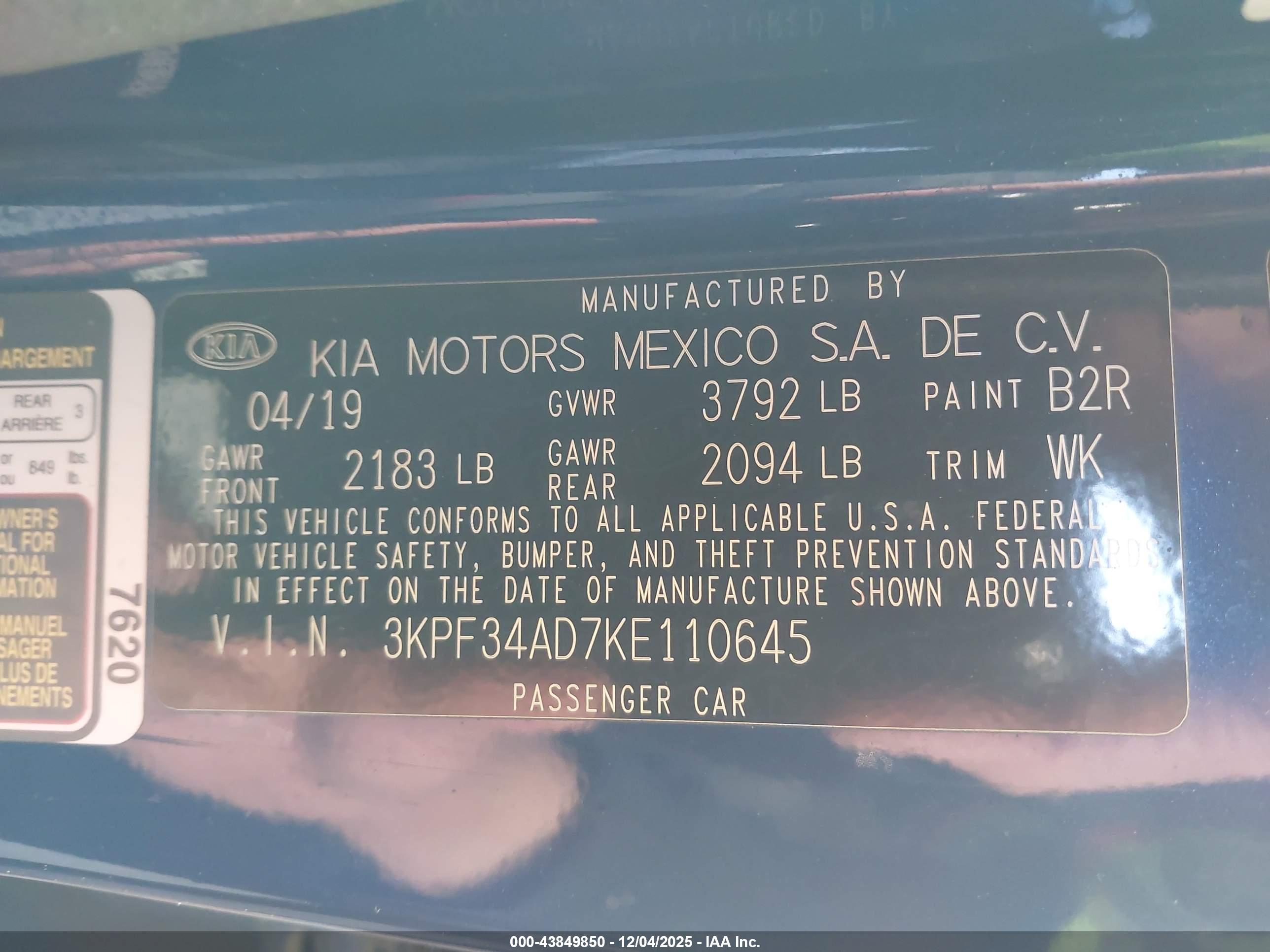 KIA FORTE image 9