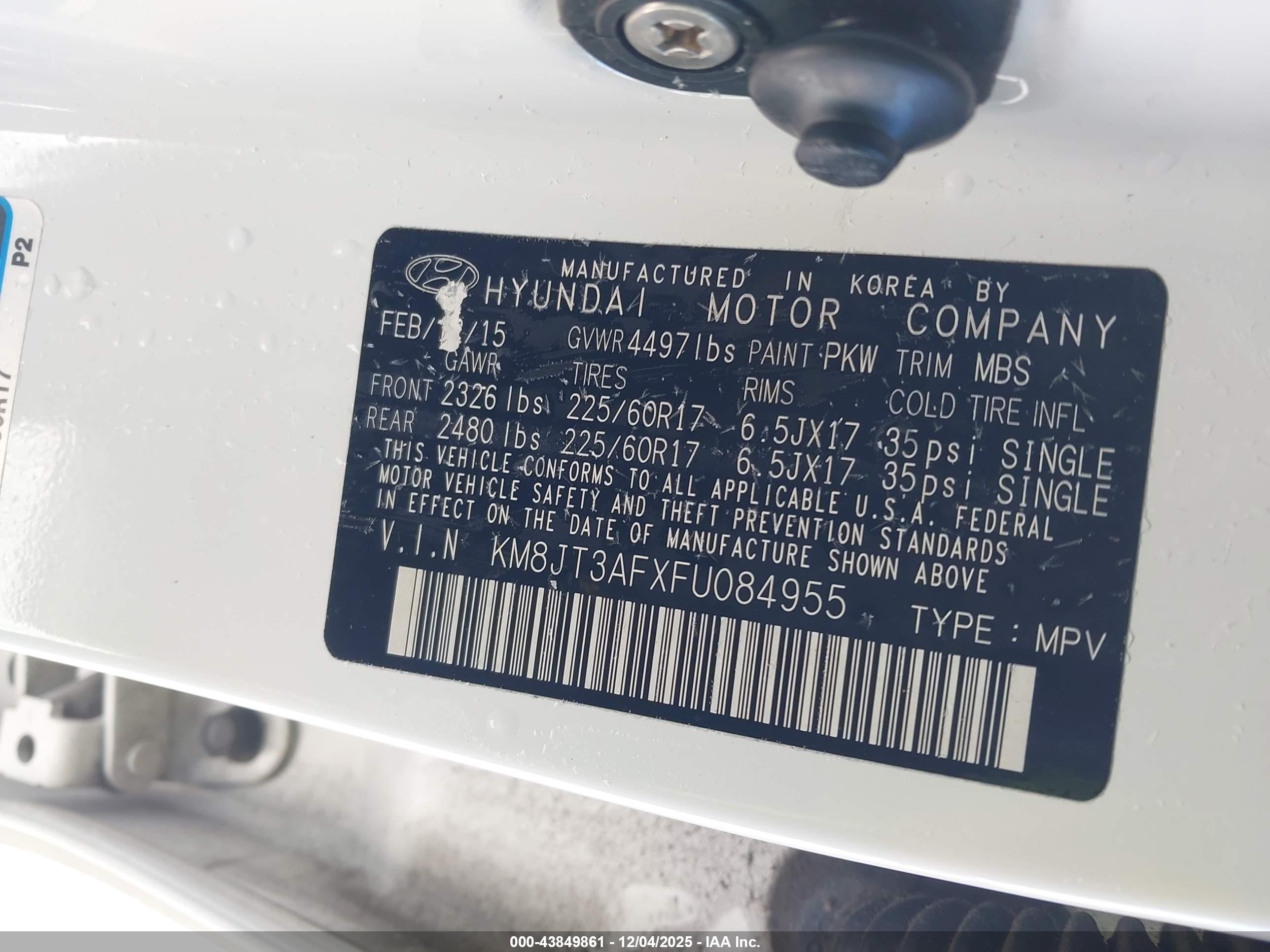 HYUNDAI TUCSON image 9