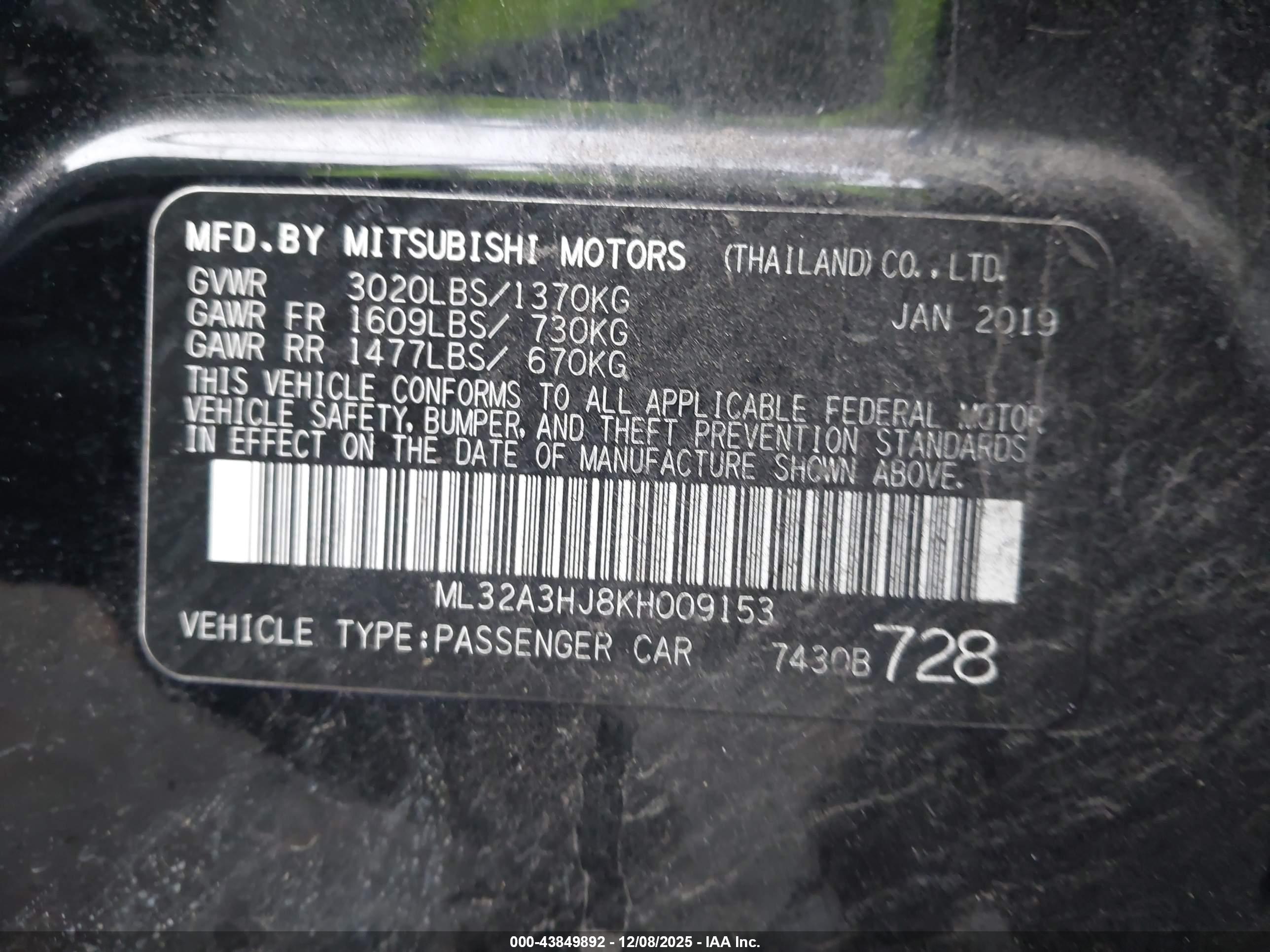 MITSUBISHI MIRAGE image 9