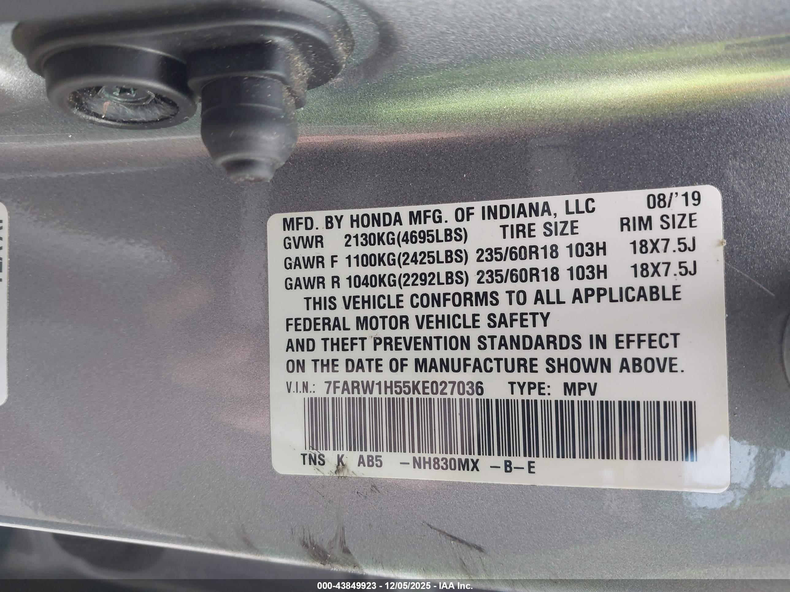 HONDA CR-V image 9