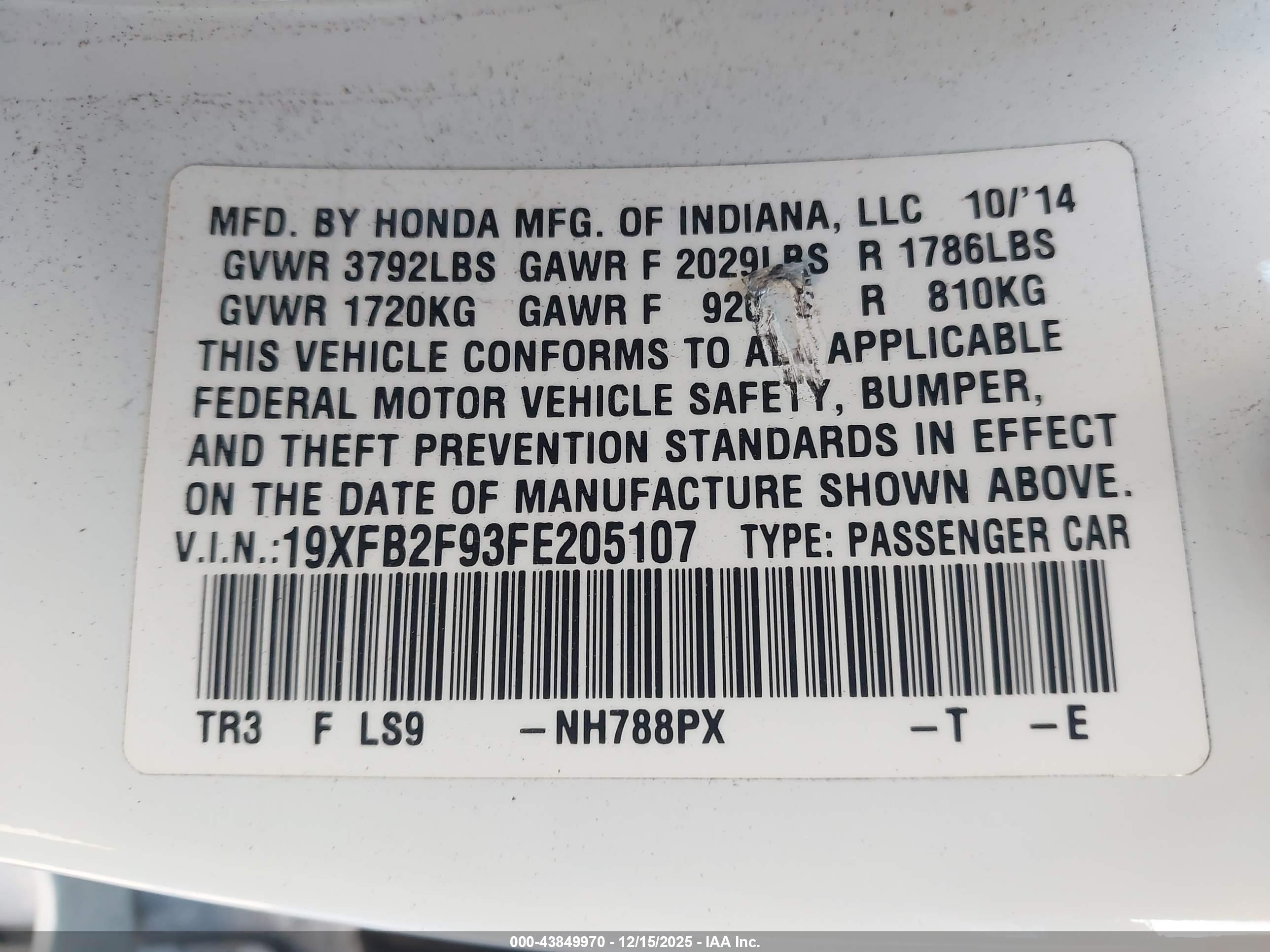 HONDA CIVIC image 9