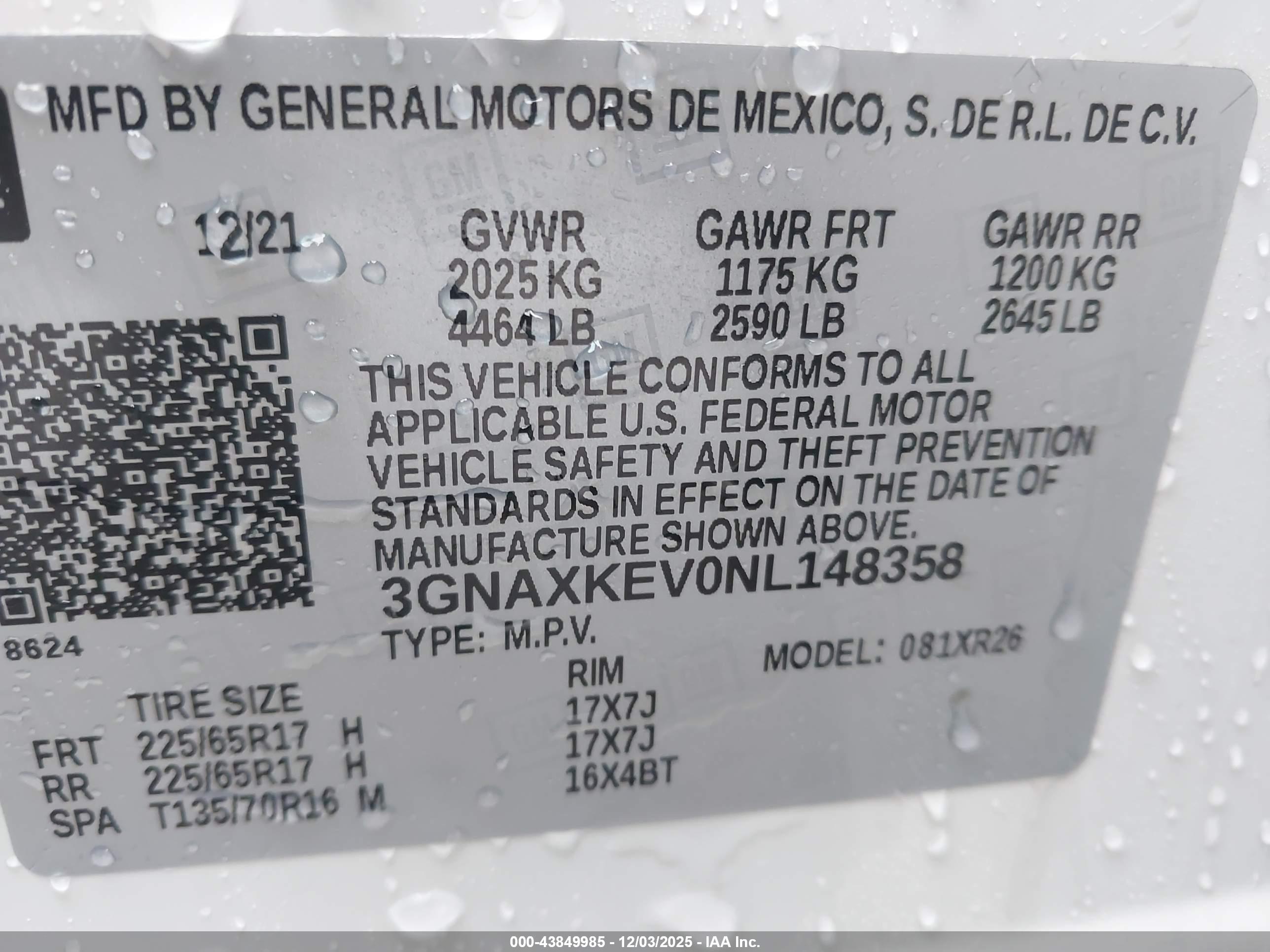 CHEVROLET EQUINOX image 9