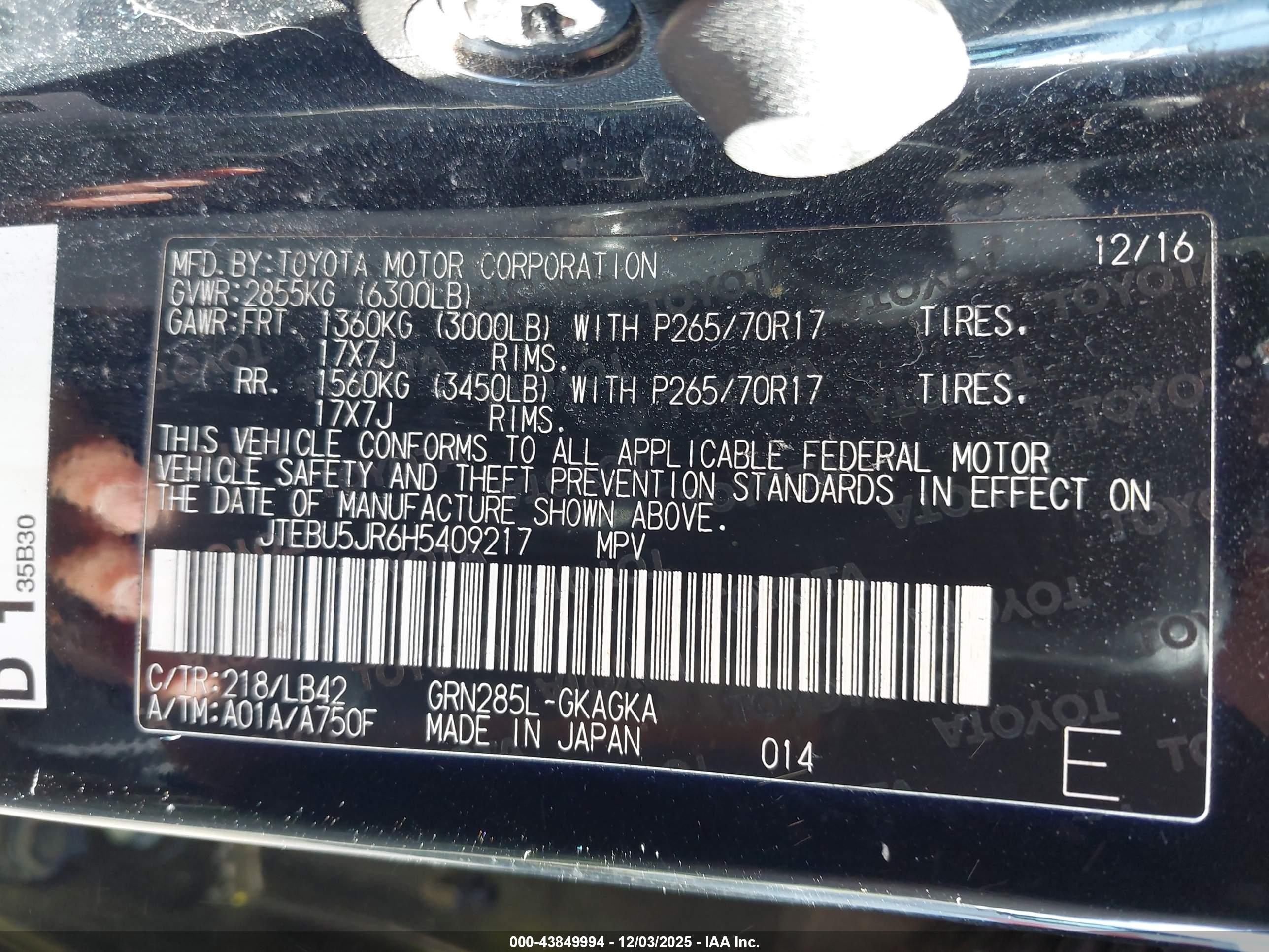 TOYOTA 4RUNNER image 9