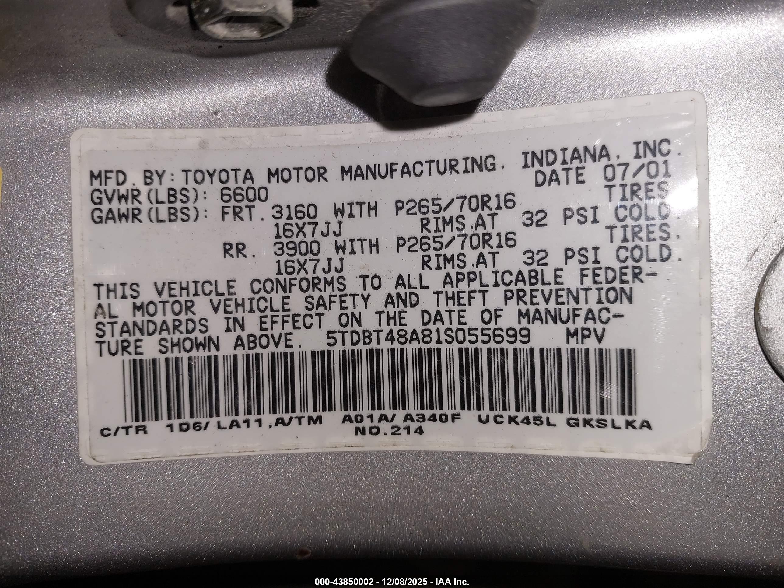 TOYOTA SEQUOIA image 9