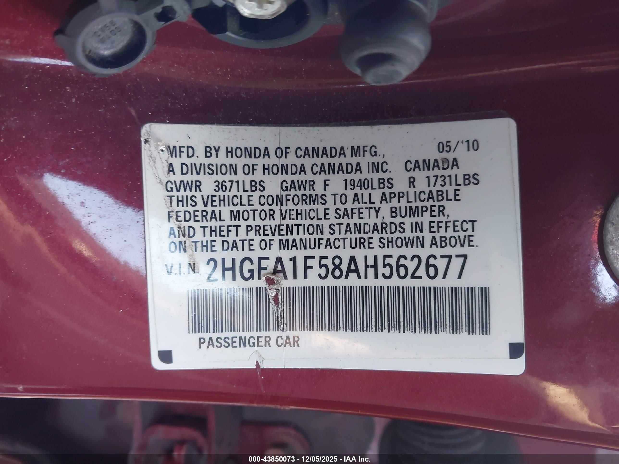 HONDA CIVIC image 9