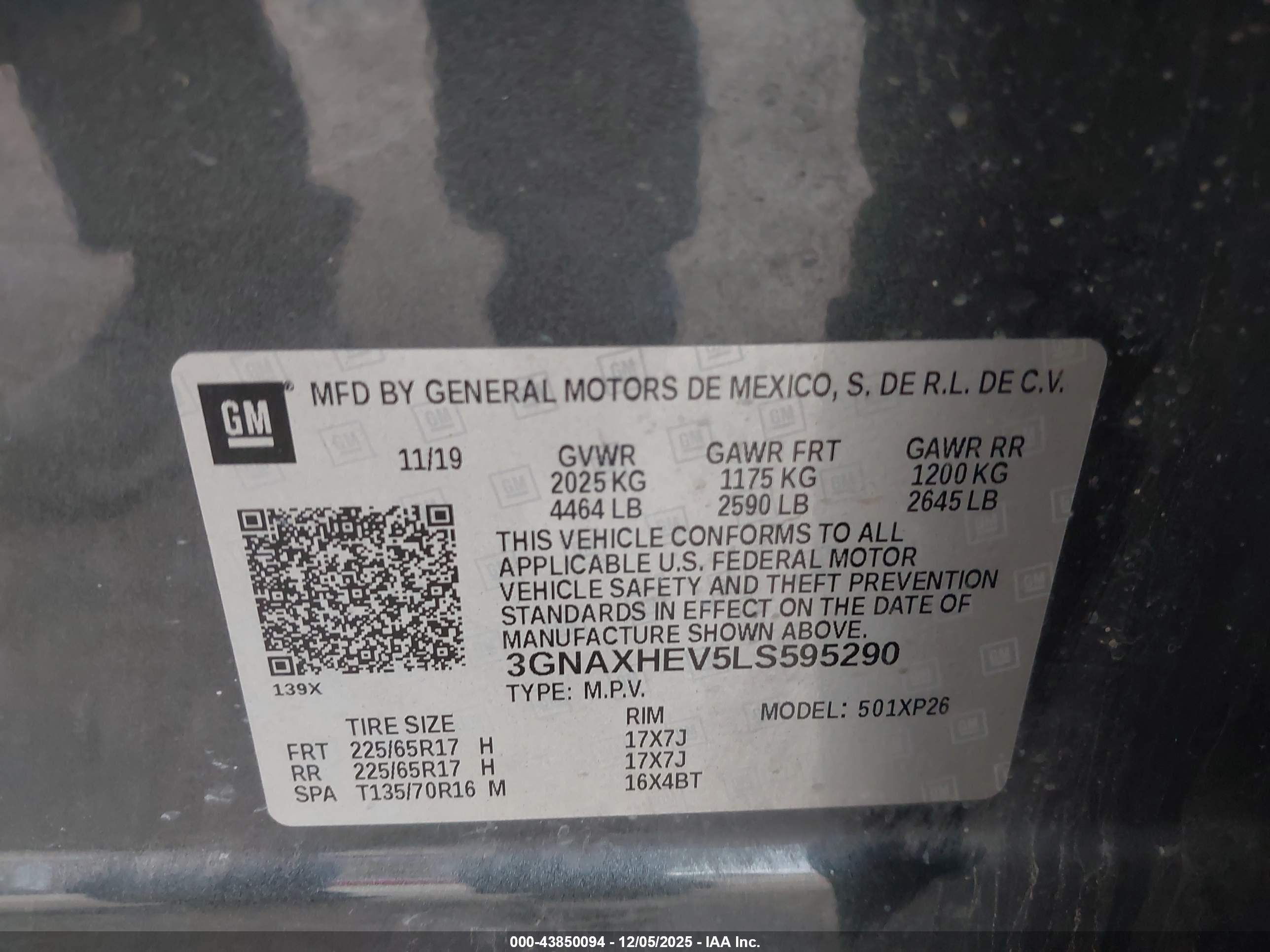 CHEVROLET EQUINOX image 9