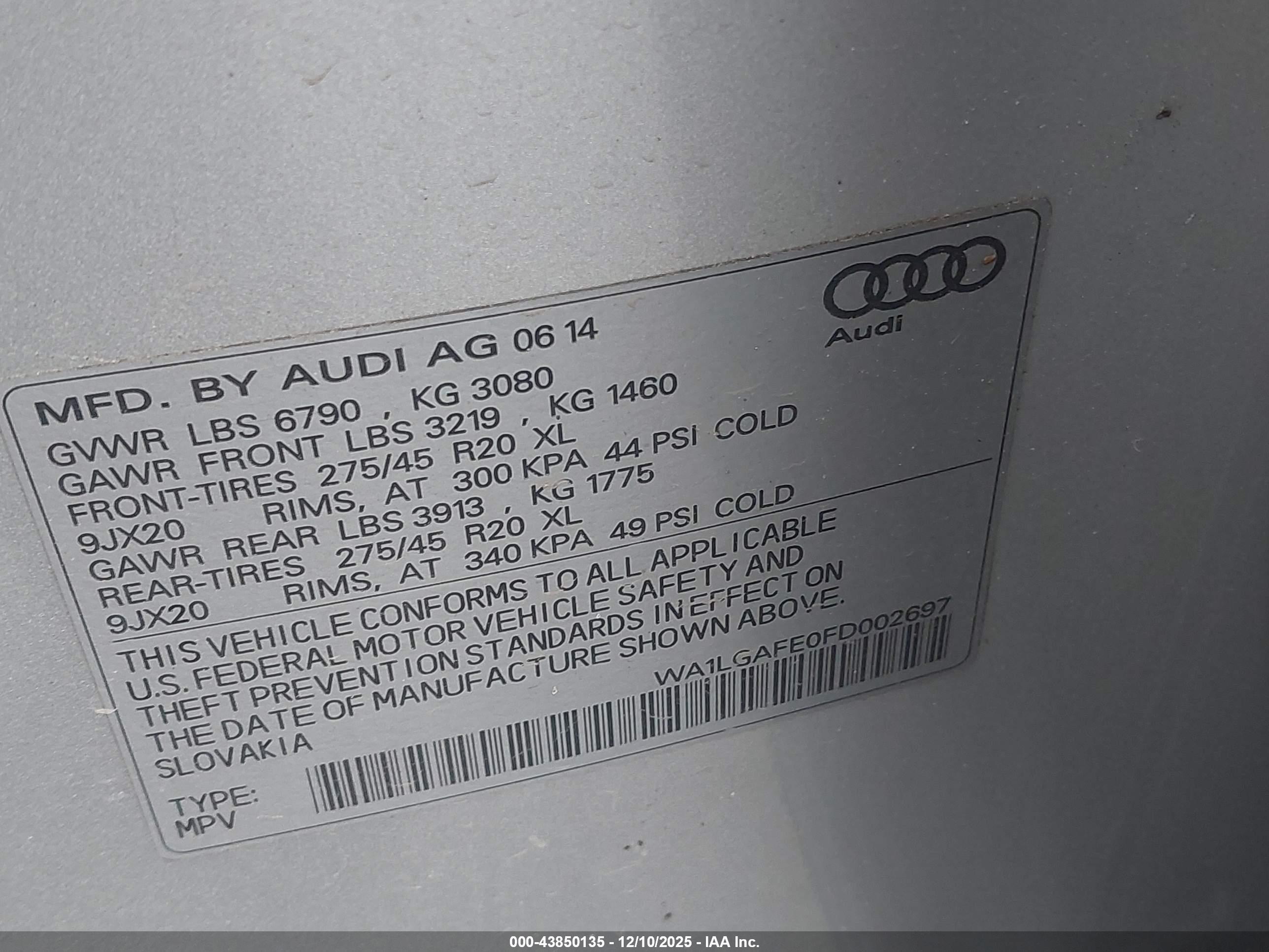 AUDI Q7 image 9
