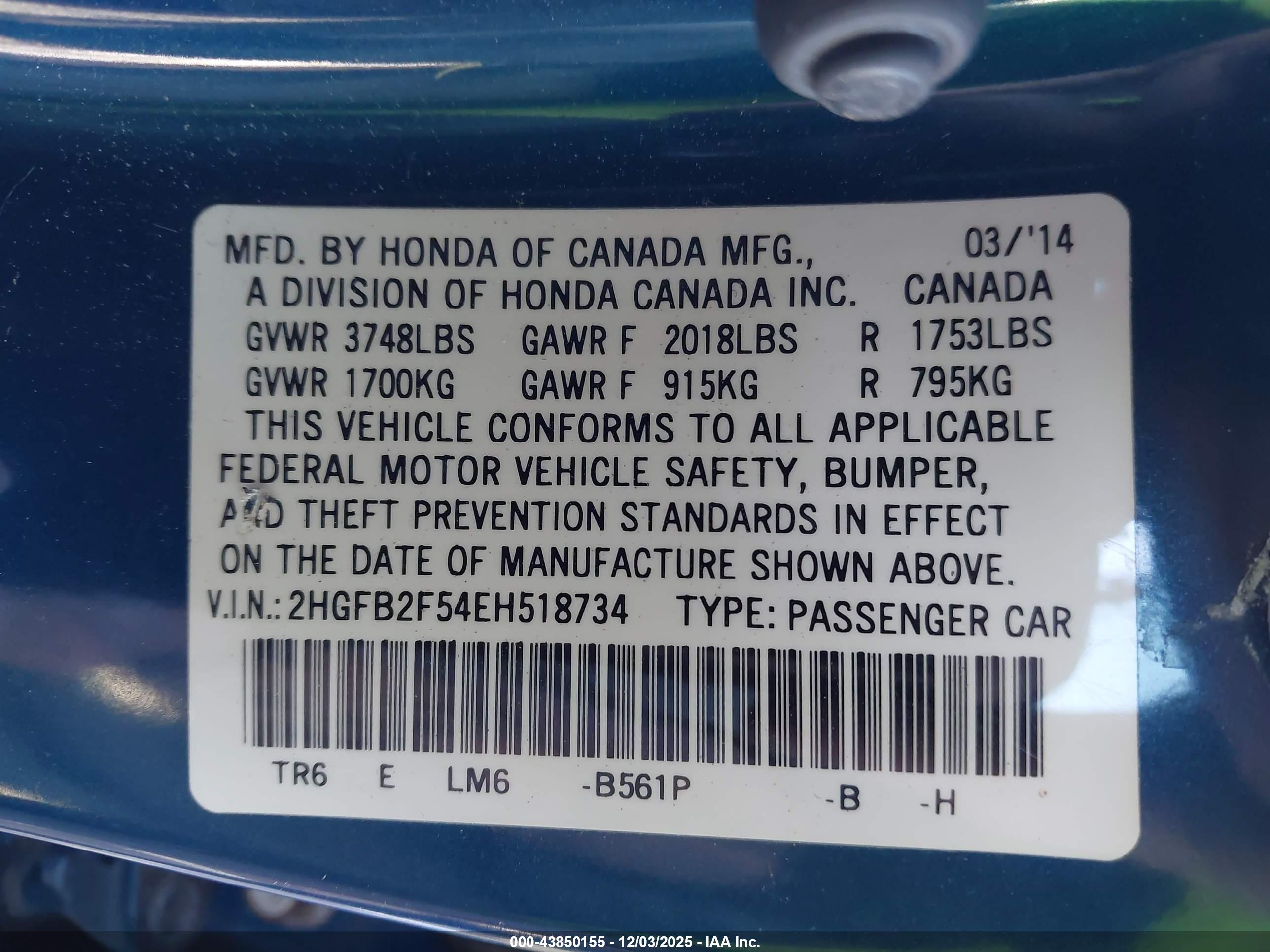 HONDA CIVIC image 9