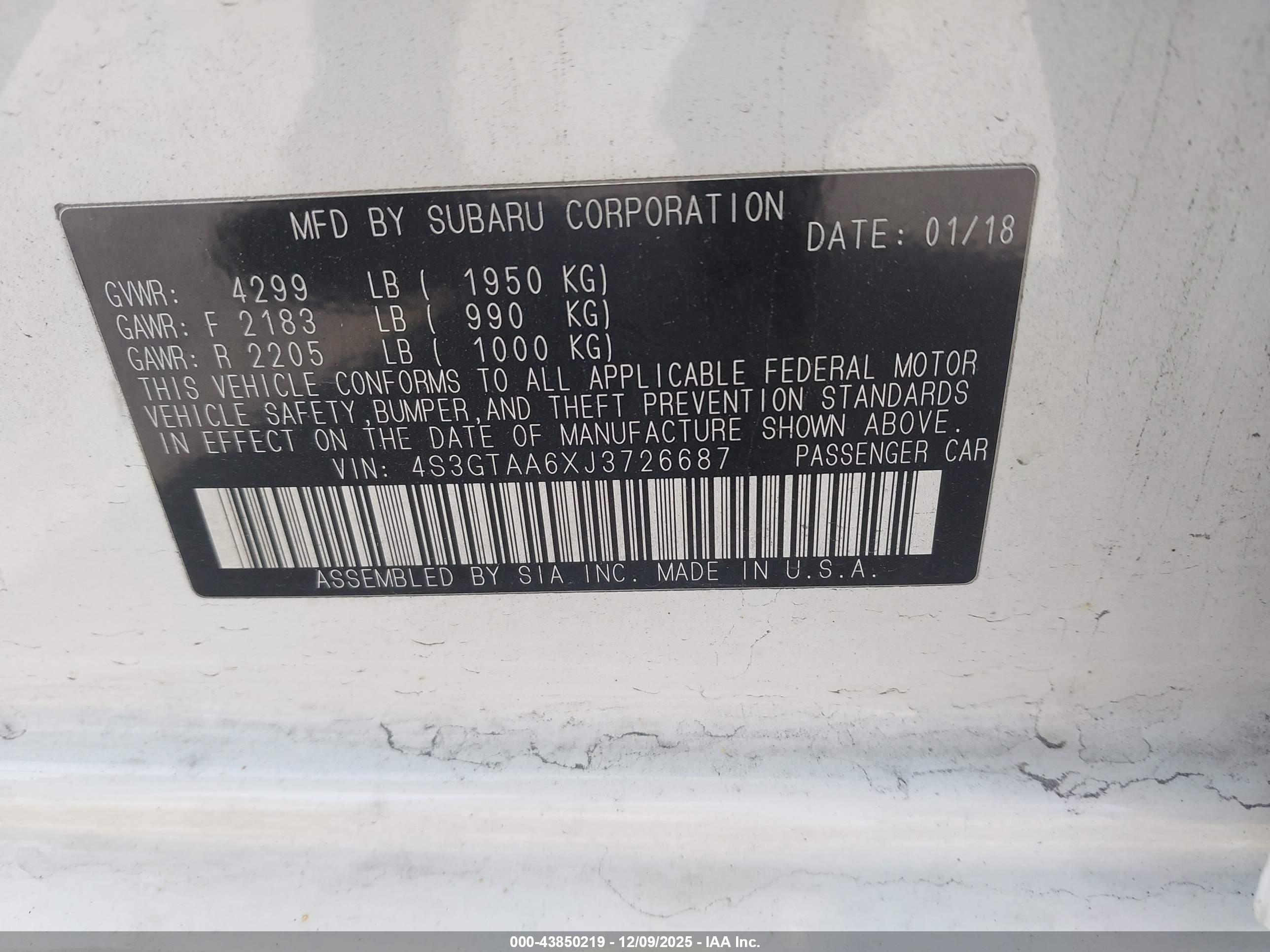 SUBARU IMPREZA image 9