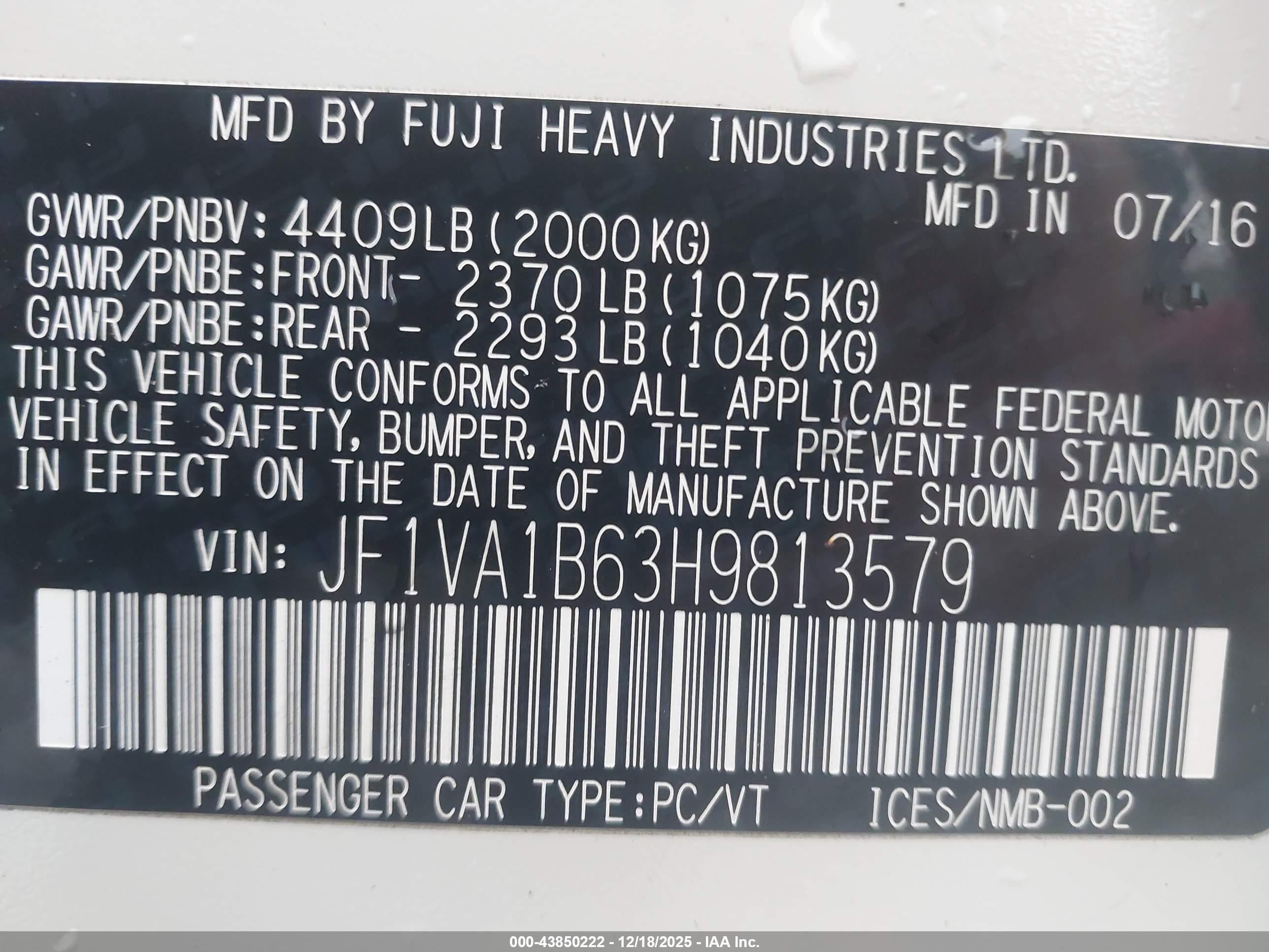 SUBARU WRX image 9